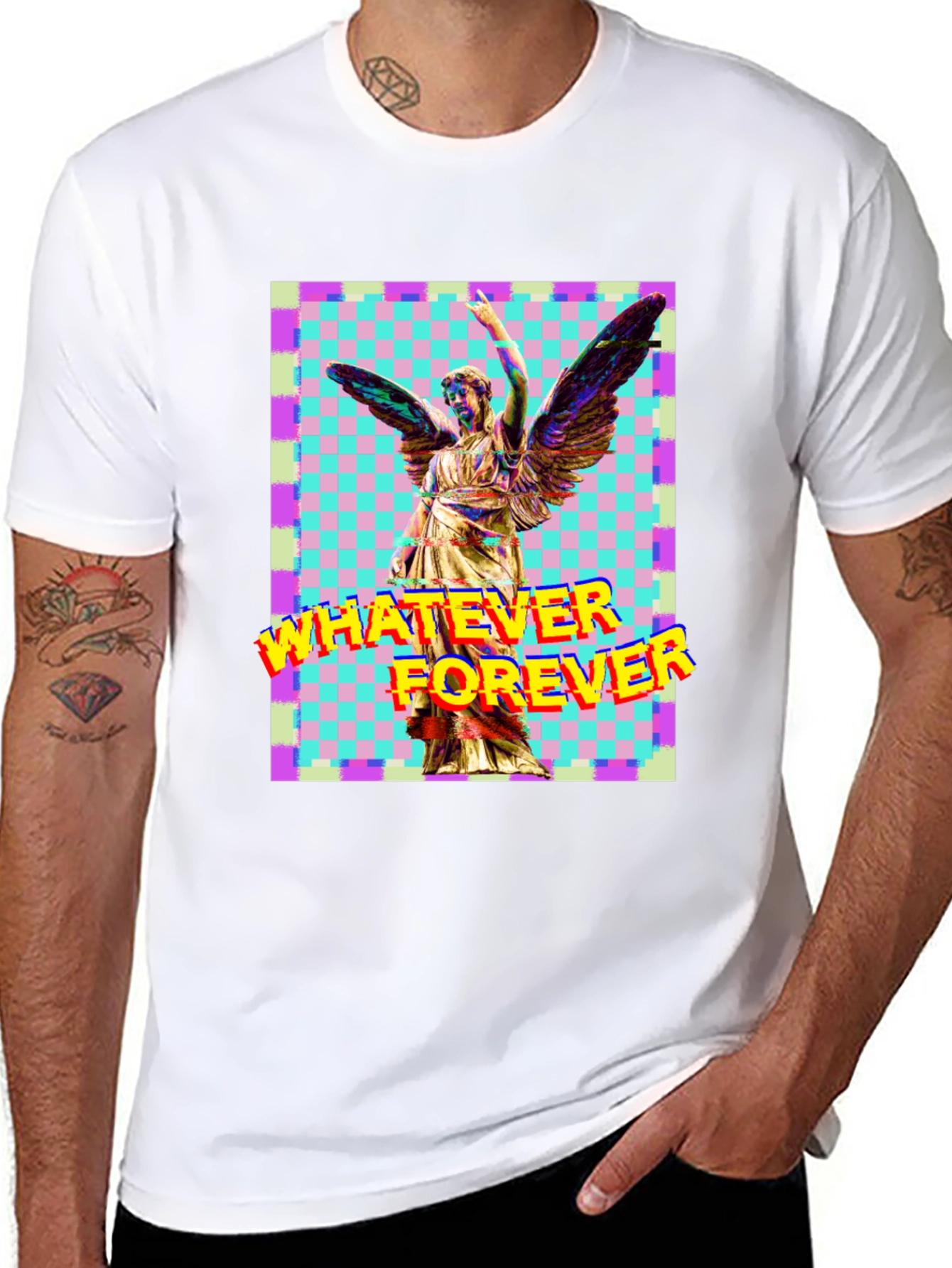 Whatever Forever Graphic Tee - Unisex Black T-Shirt