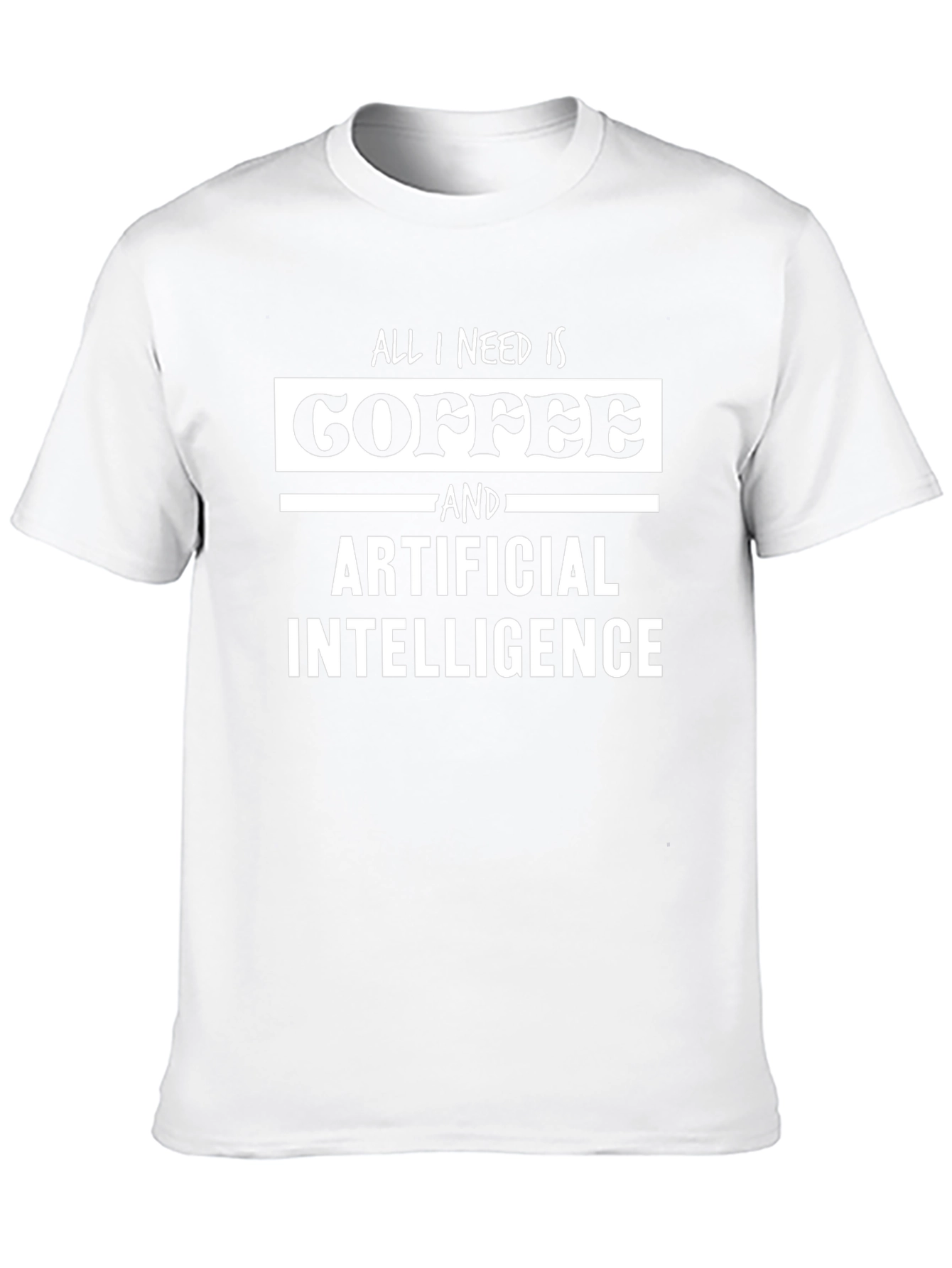 Coffee & AI T-Shirt - Geeky & Comfortable