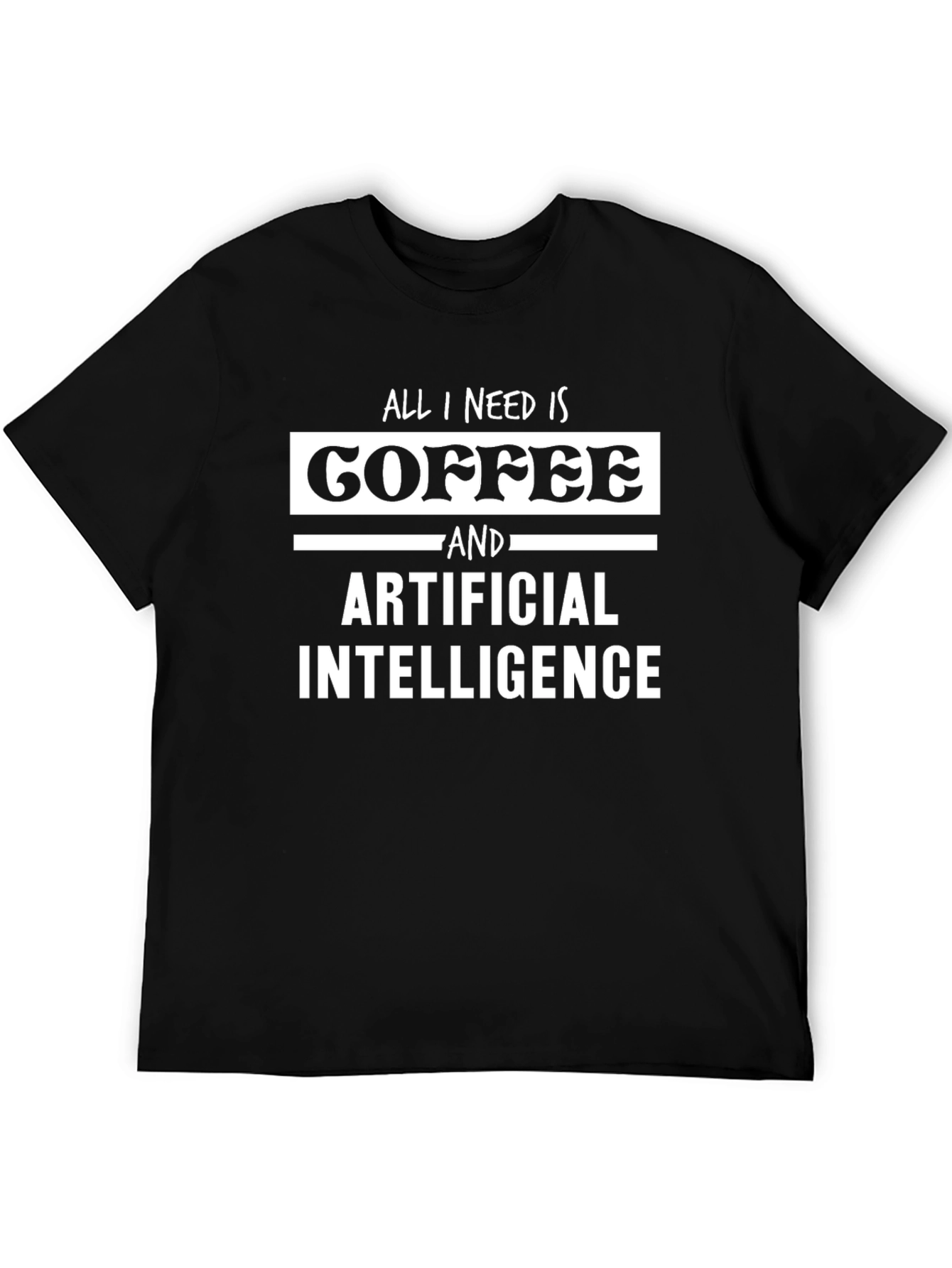 Coffee & AI T-Shirt - Geeky & Comfortable