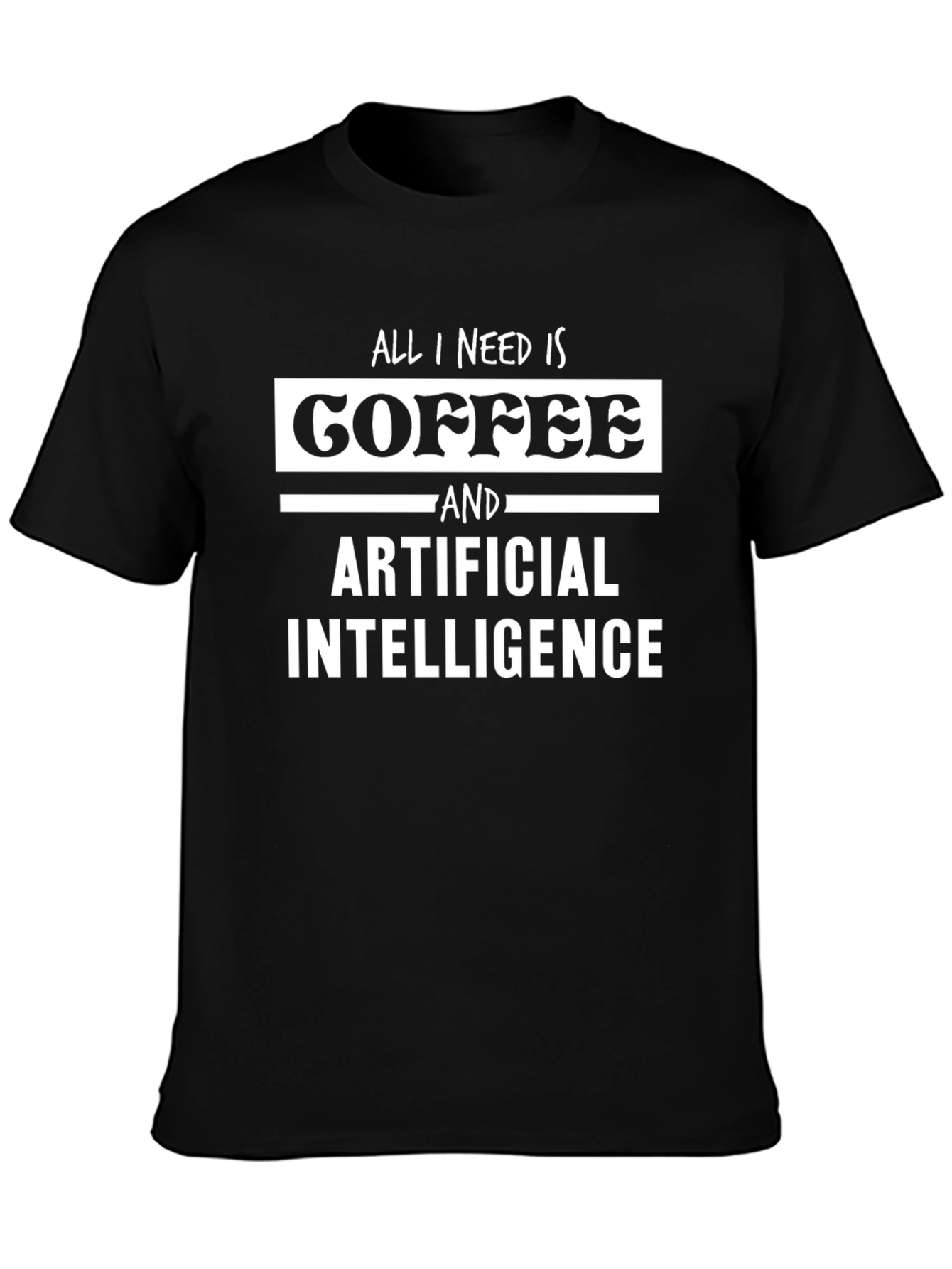 Coffee & AI T-Shirt - Geeky & Comfortable