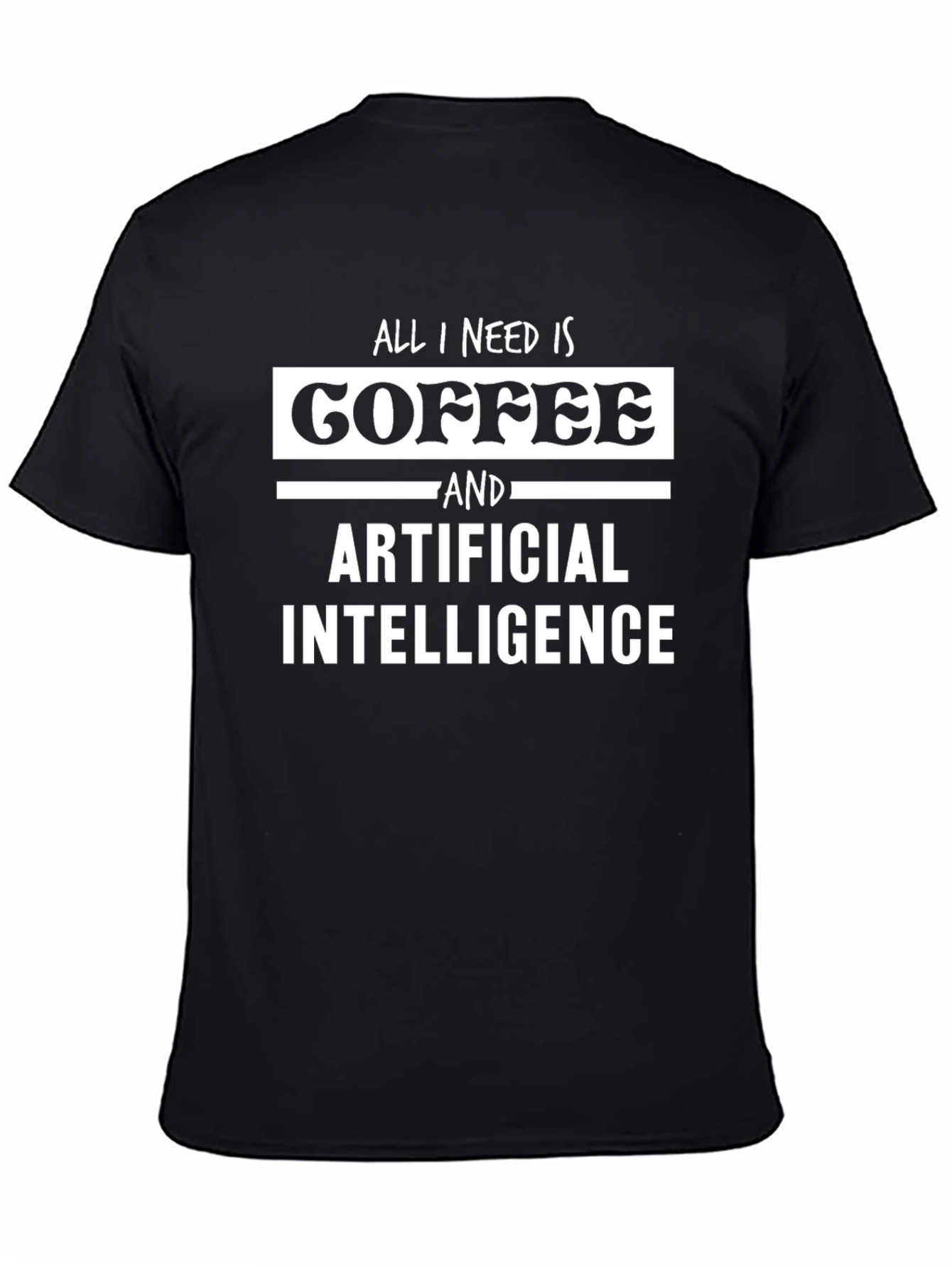 Coffee & AI T-Shirt - Geeky & Comfortable
