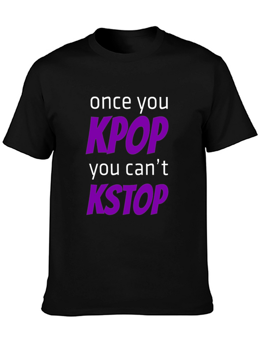 KPOP & KSTOP T-Shirt - Trendy Music Fan Apparel