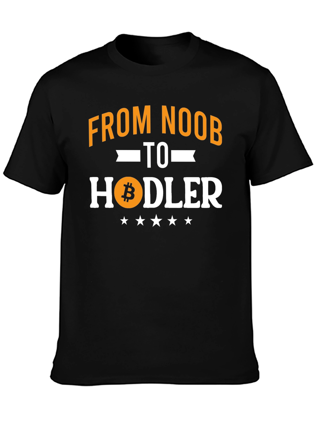 From Noob to Hodler Bitcoin T-Shirt - Crypto Tee