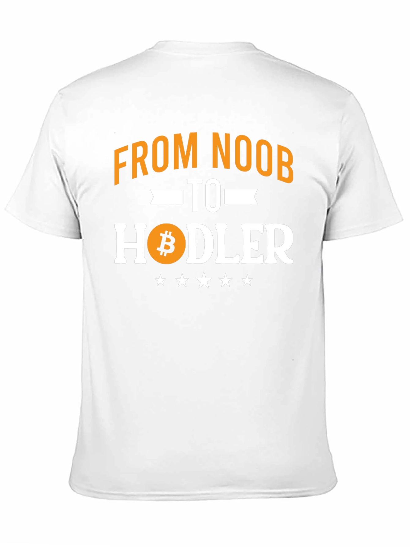 From Noob to Hodler Bitcoin T-Shirt - Crypto Tee