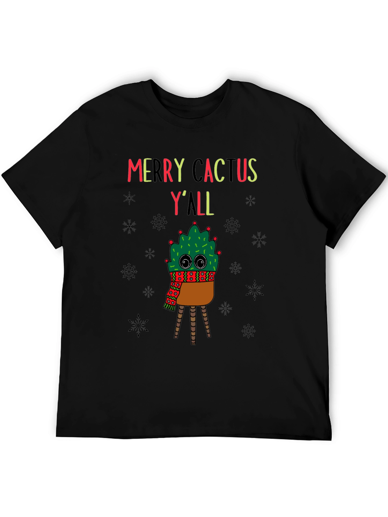 Merry Cactus Yall Holiday T-Shirt