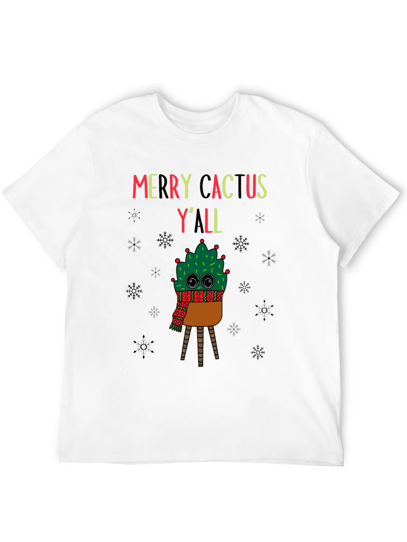 Merry Cactus Yall Holiday T-Shirt