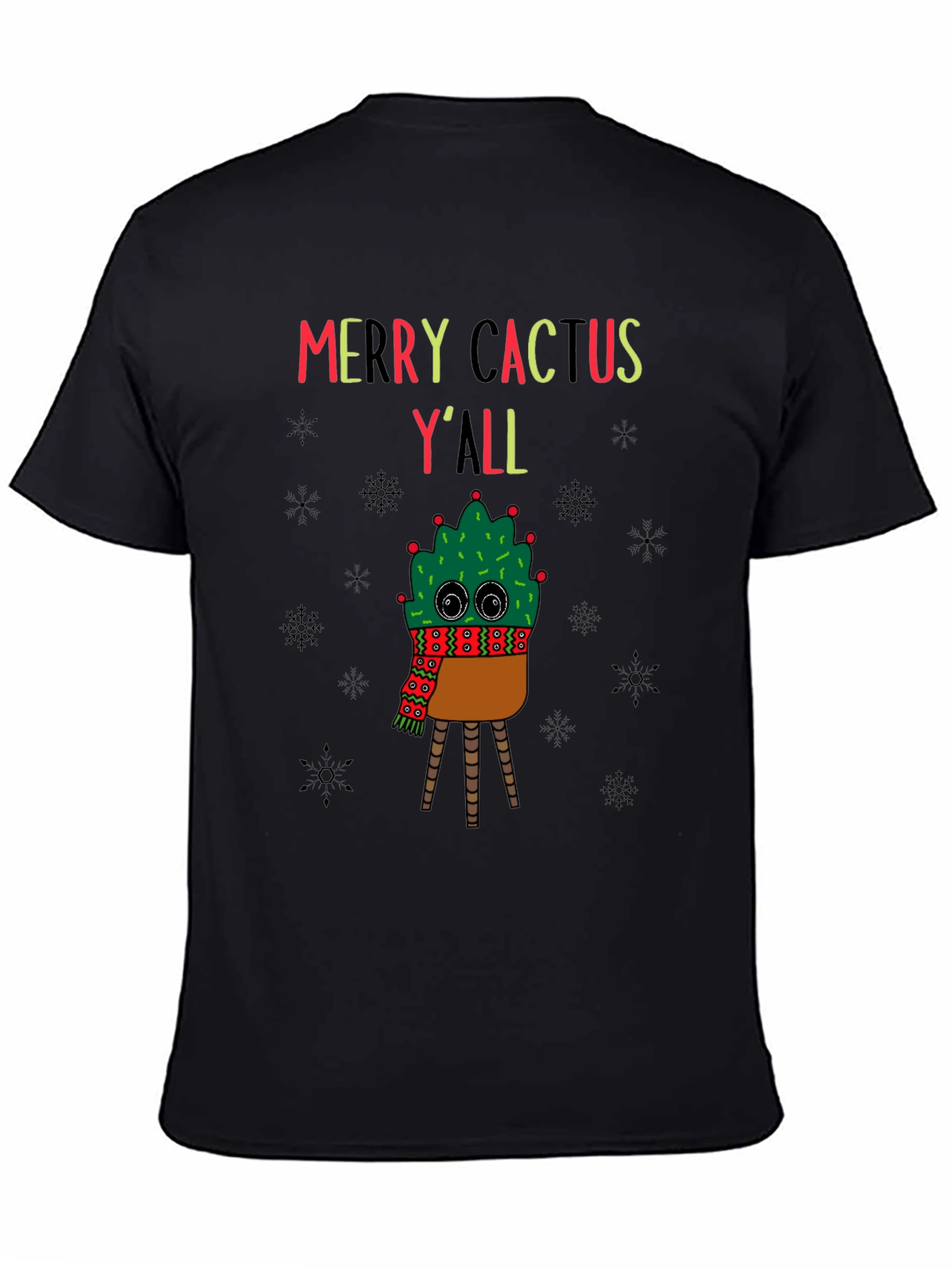 Merry Cactus Yall Holiday T-Shirt