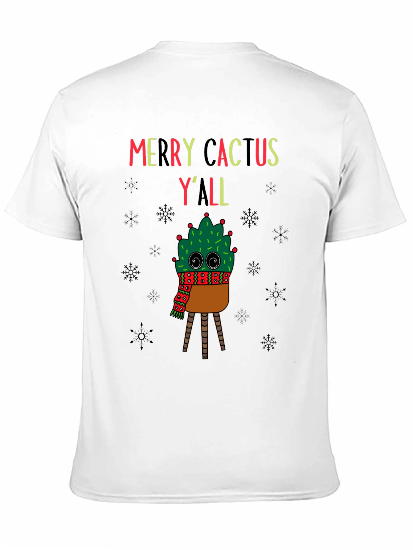 Merry Cactus Yall Holiday T-Shirt
