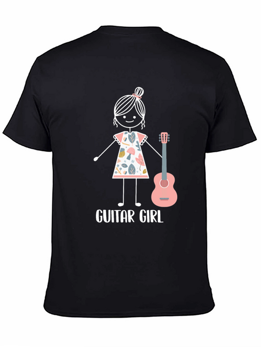 Guitar Girl Graphic Tee - Musicians Style