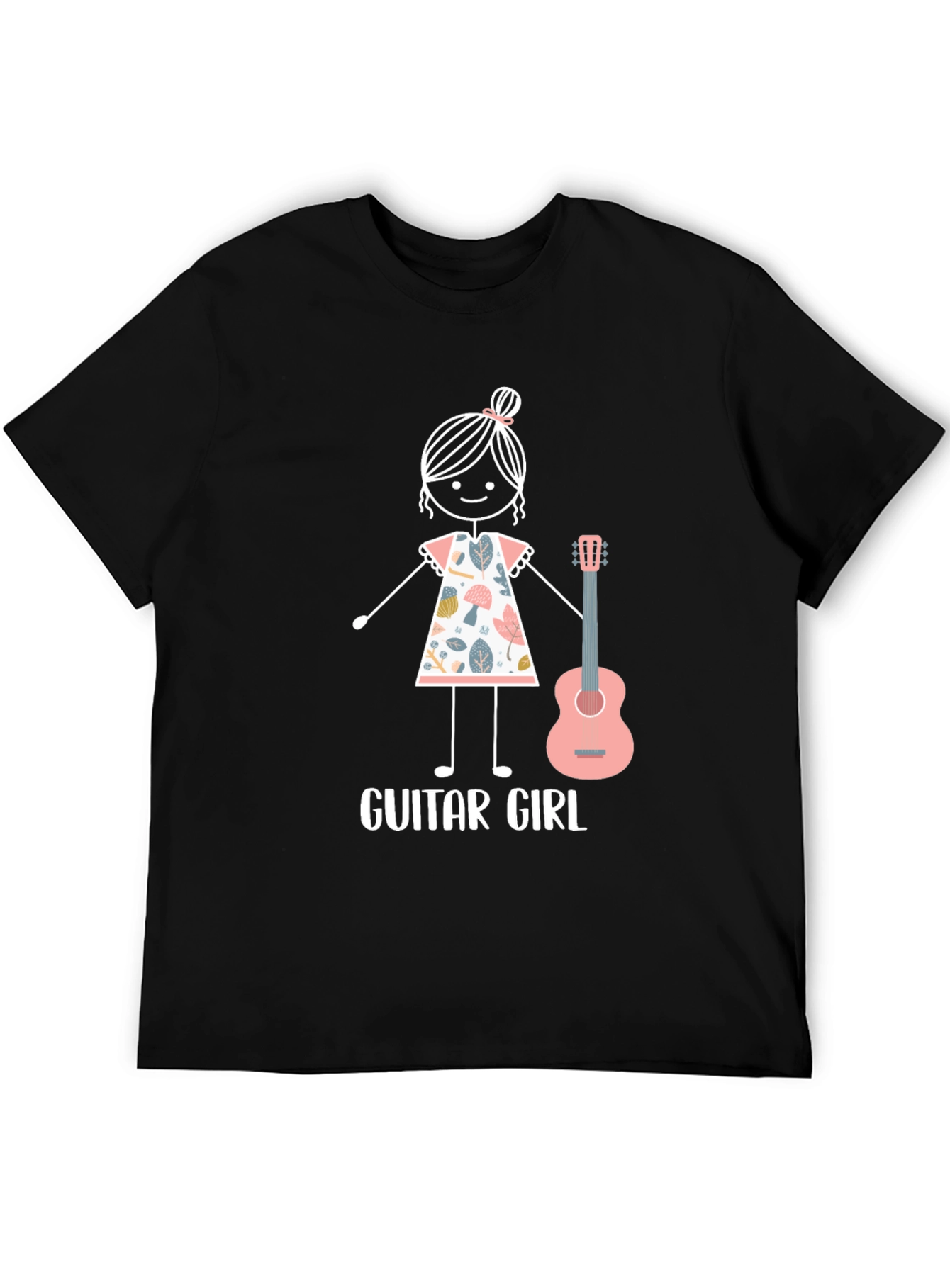 Guitar Girl Graphic Tee - Musicians Style