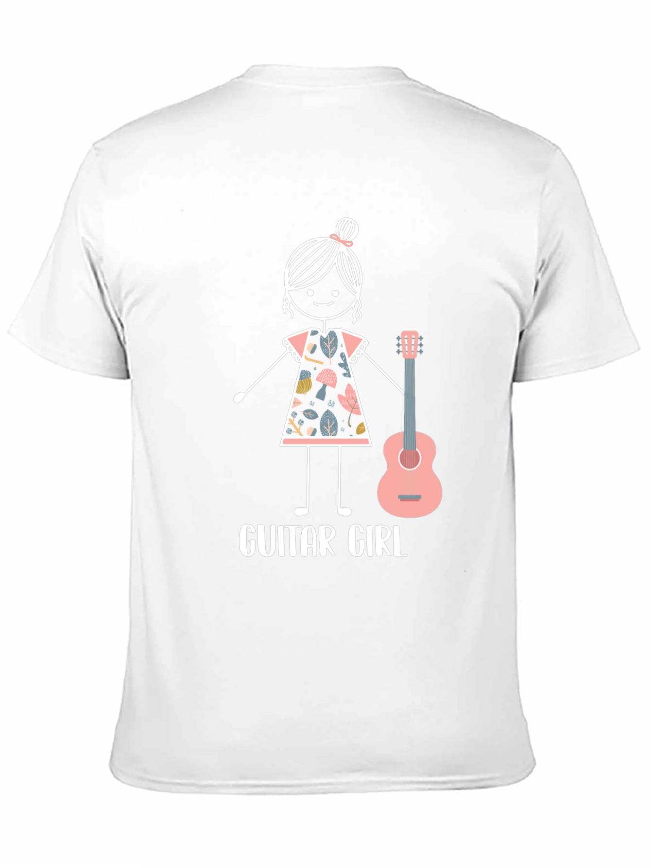 Guitar Girl Graphic Tee - Musicians Style