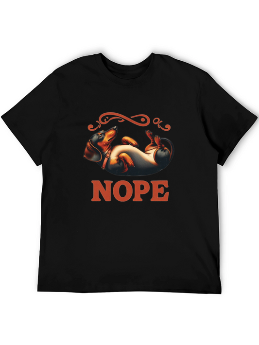 Nope Dachshund T-Shirt - Funny Dog Lover Tee