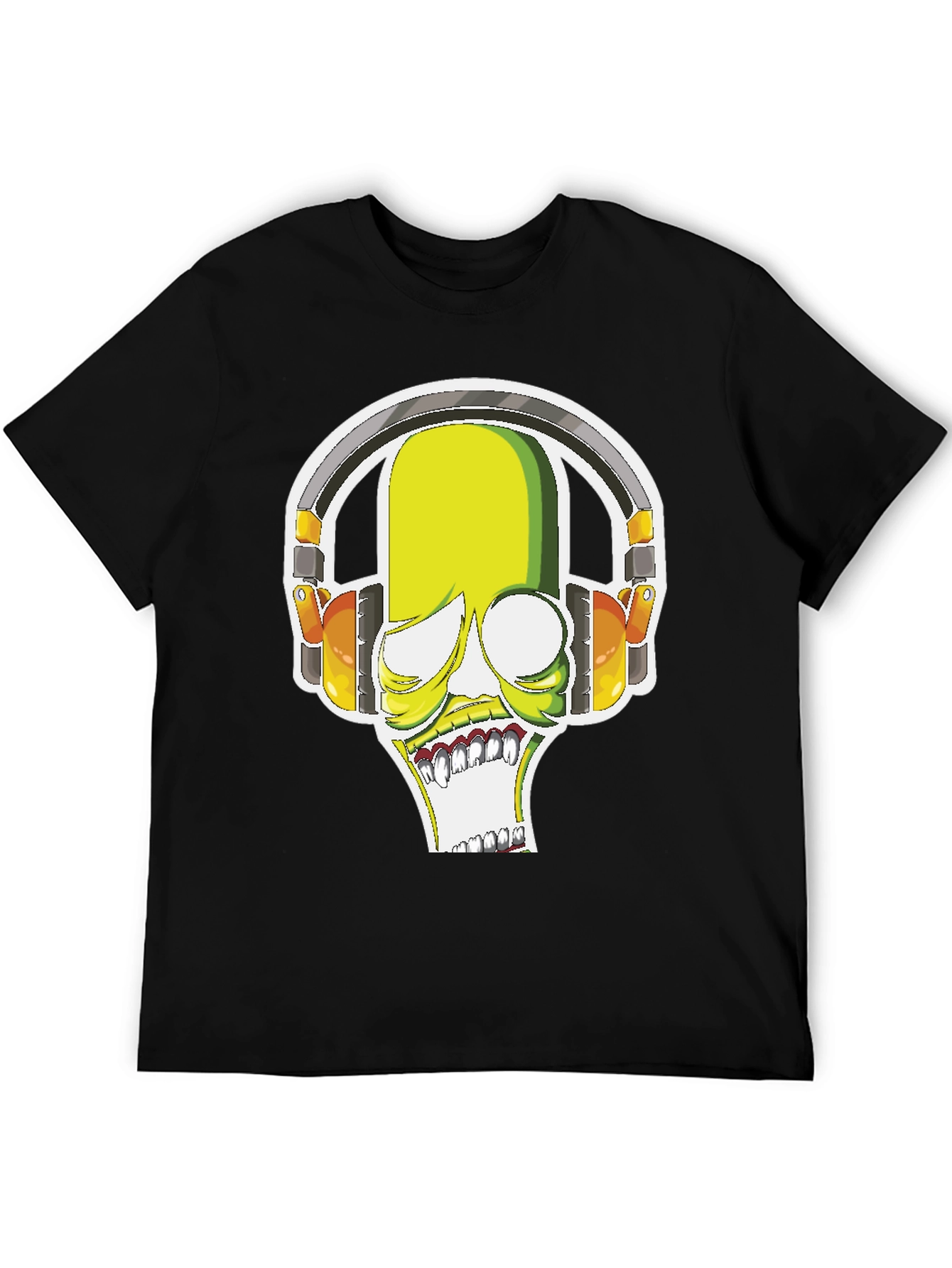 DJ Monster Graphic Tee - Black Crewneck