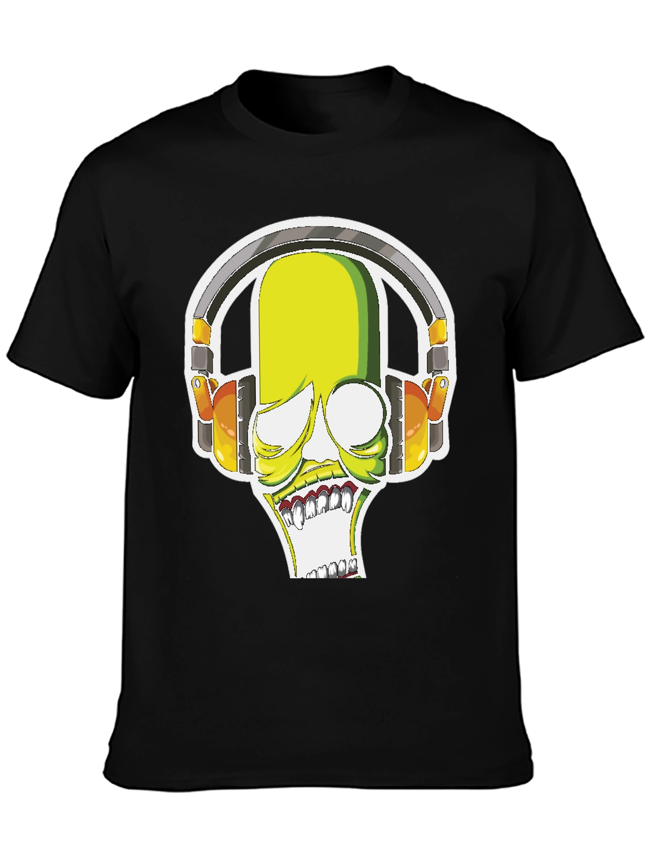 DJ Monster Graphic Tee - Black Crewneck