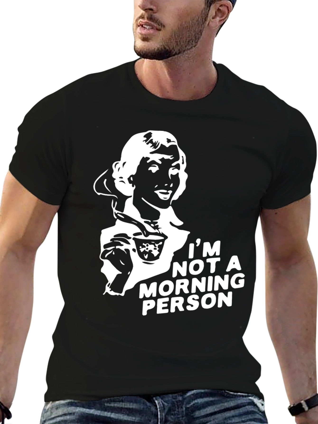Funny Not a Morning Person Graphic T-Shirt