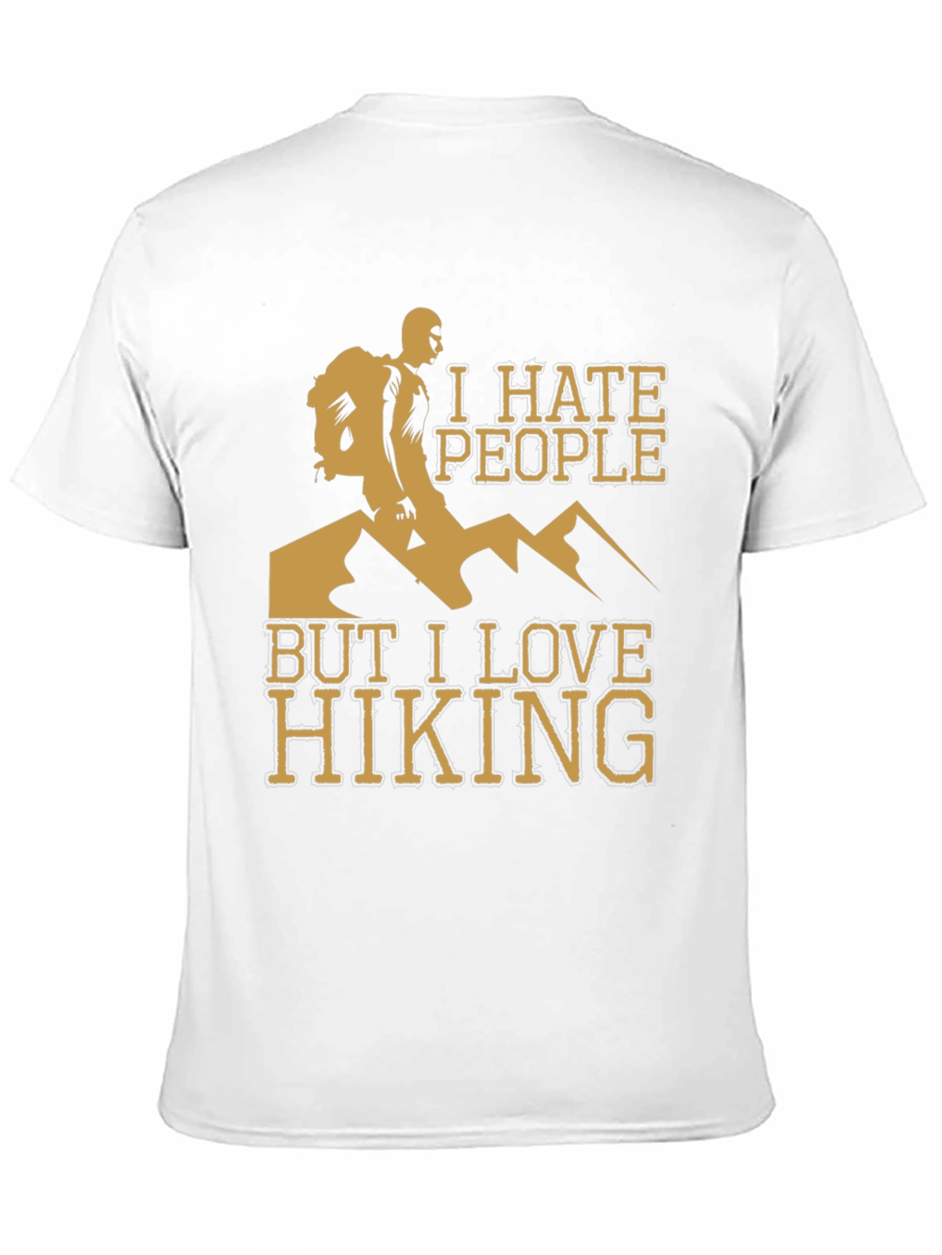 I Hate People But I Love Hiking T-Shirt