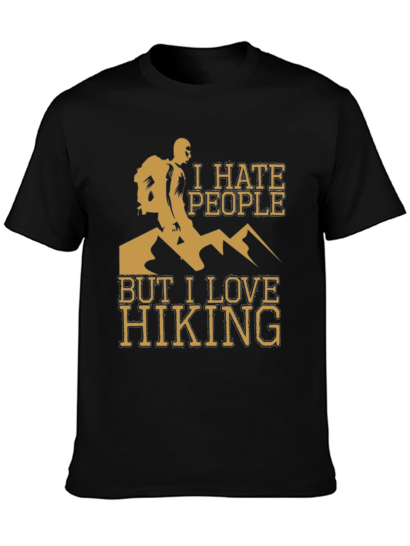 I Hate People But I Love Hiking T-Shirt