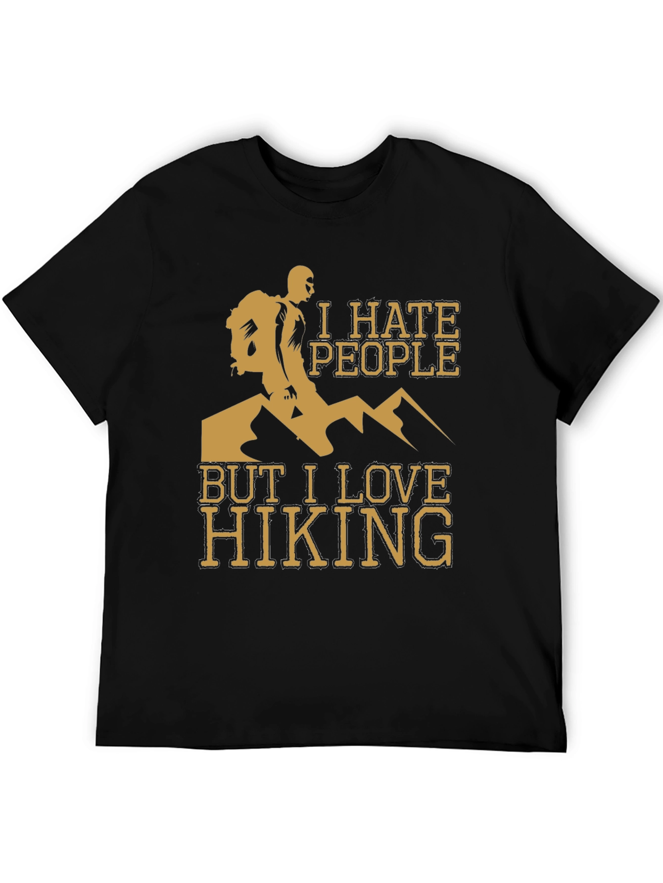 I Hate People But I Love Hiking T-Shirt