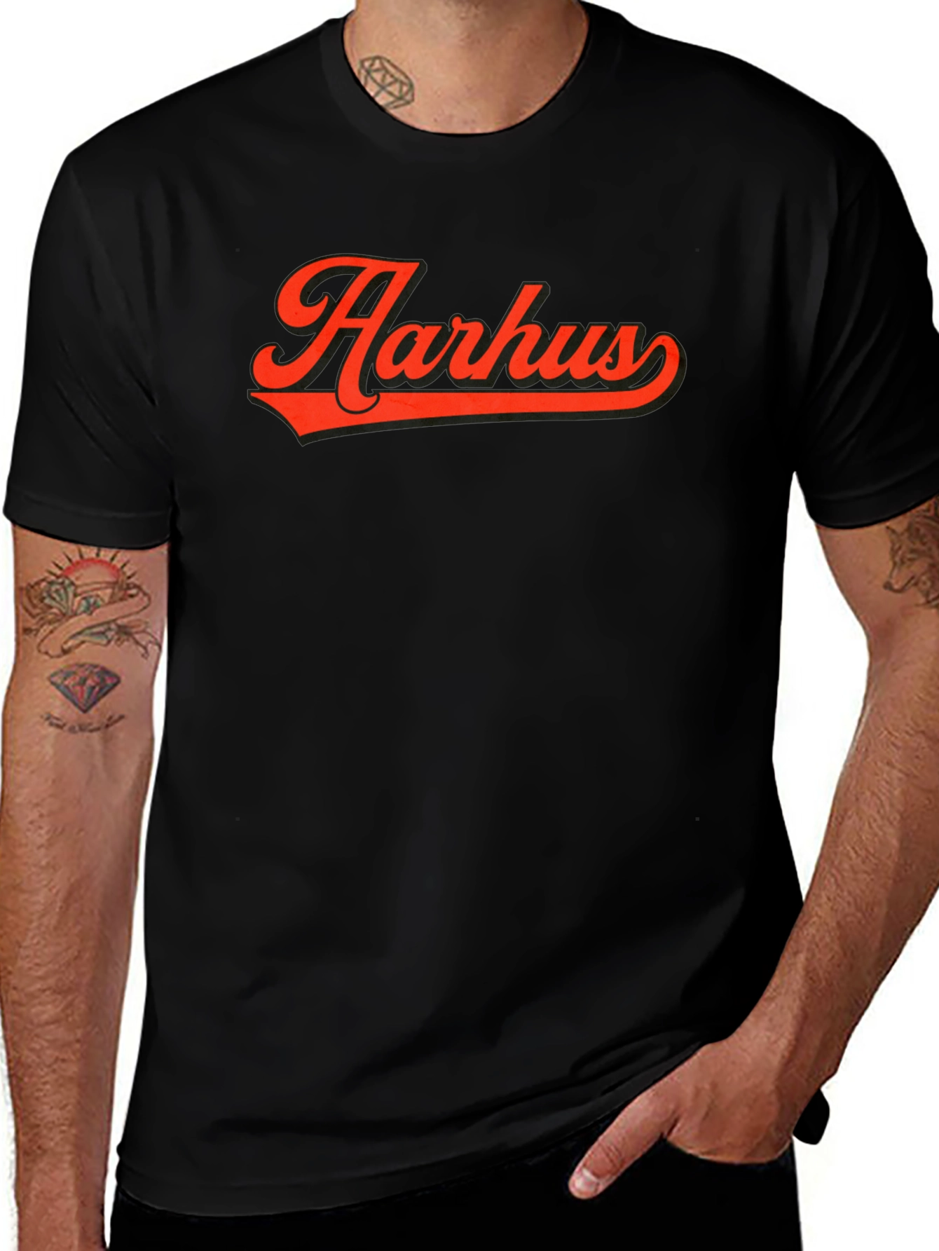 Aarhus Graphic T-Shirt - Retro Style - Casual Wear