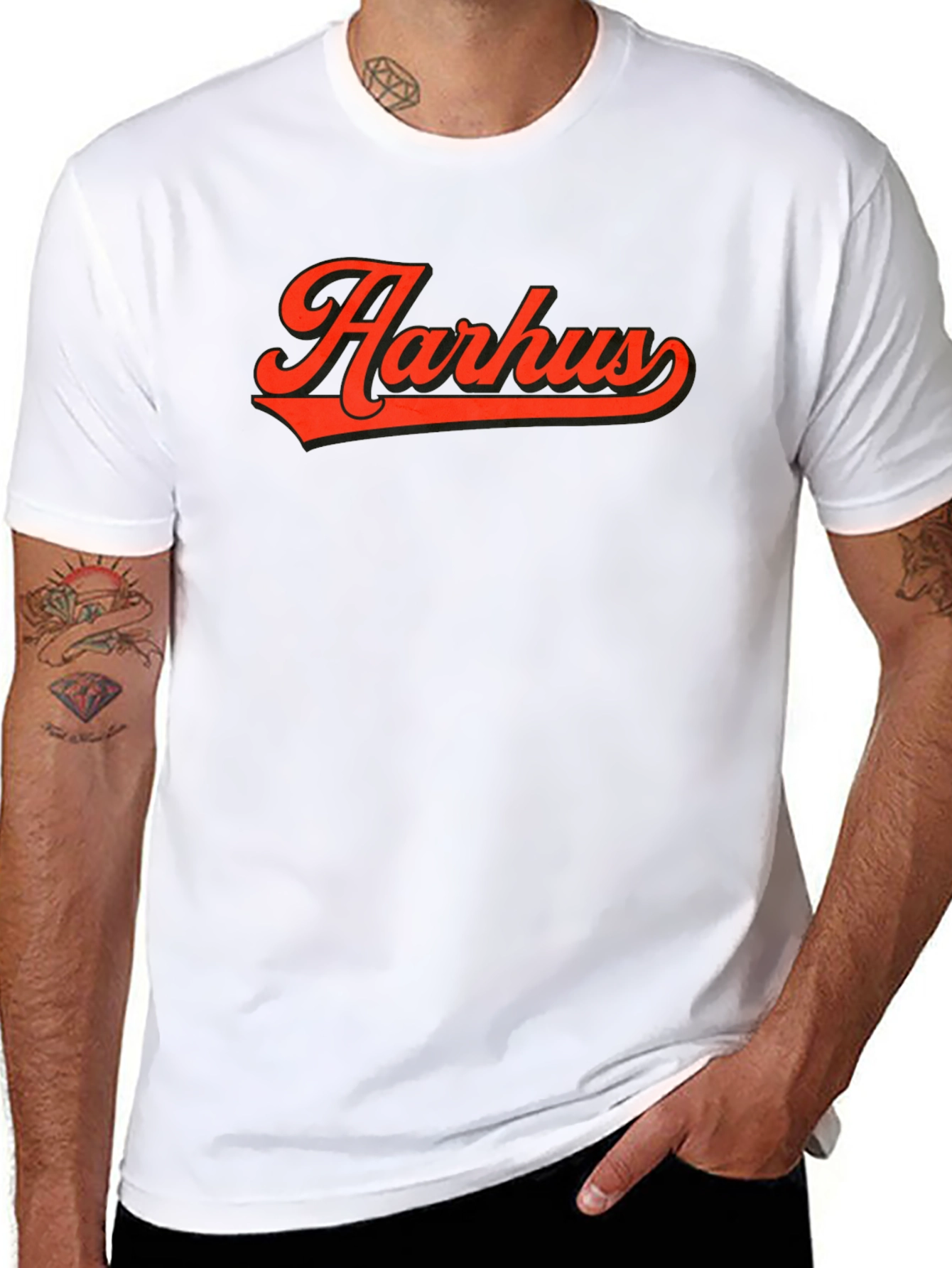 Aarhus Graphic T-Shirt - Retro Style - Casual Wear