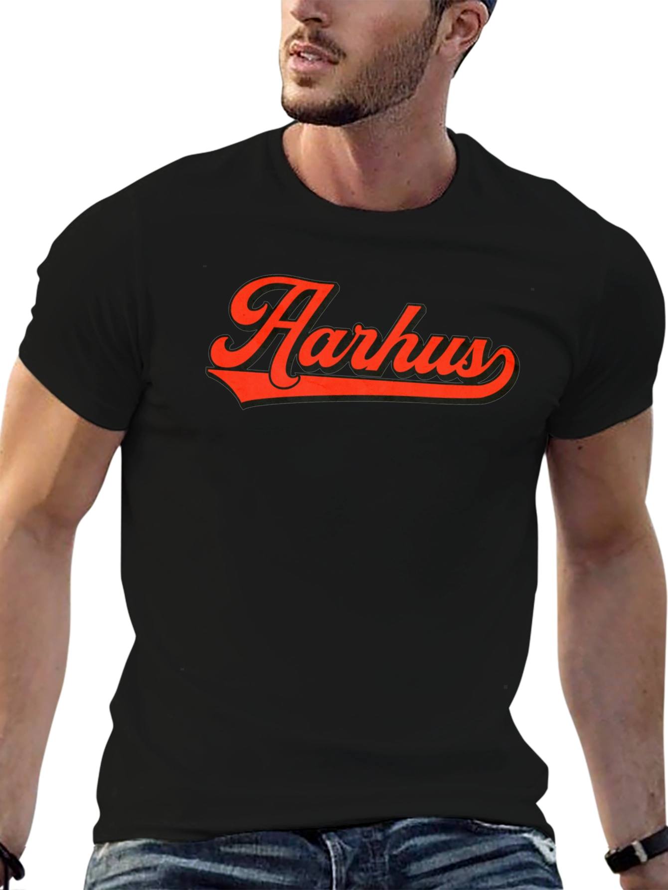Aarhus Graphic T-Shirt - Retro Style - Casual Wear