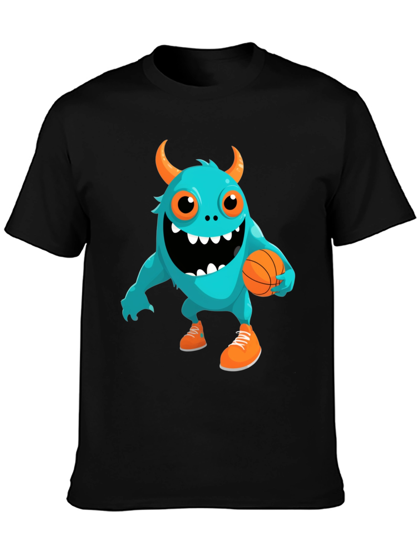 Monster Basketball Graphic Tee