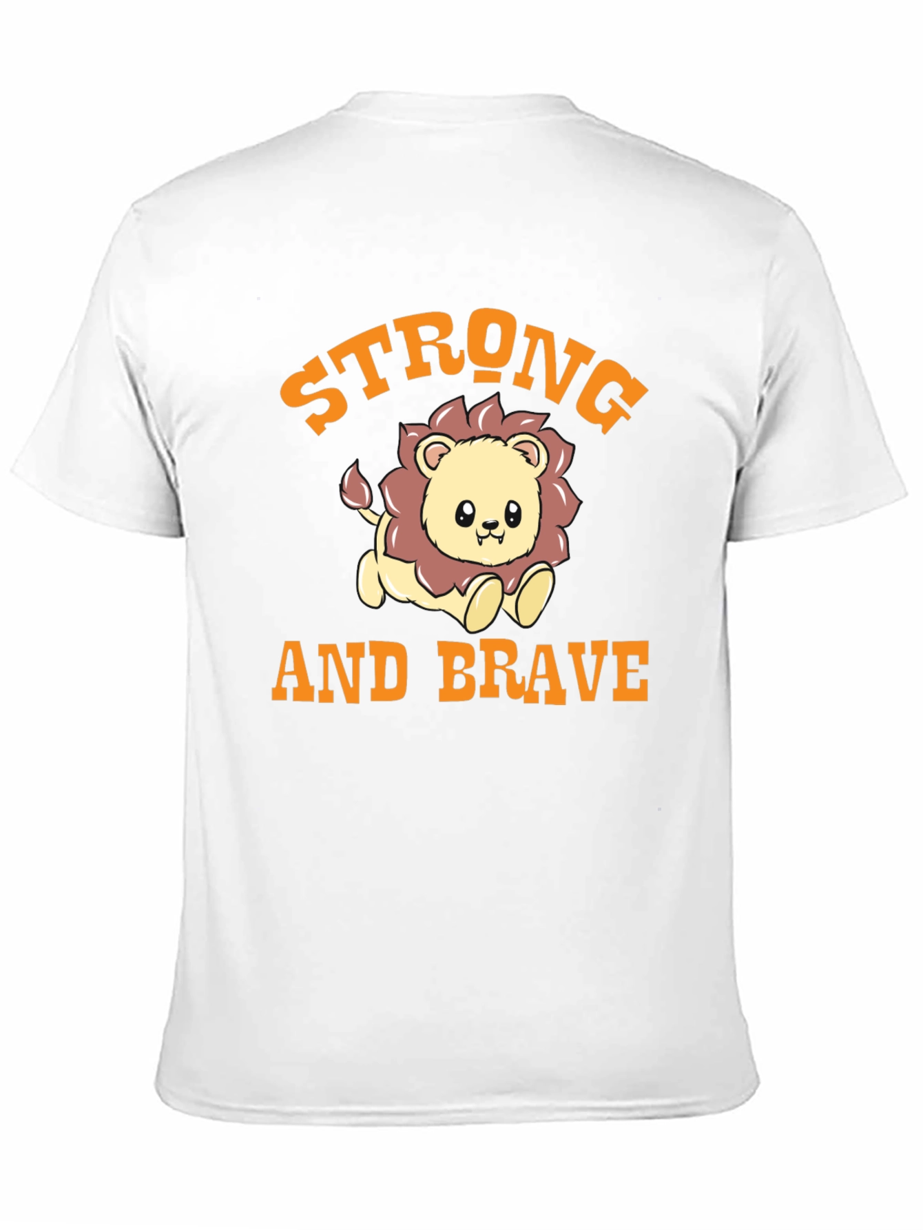Strong and Brave Lion Graphic Tee