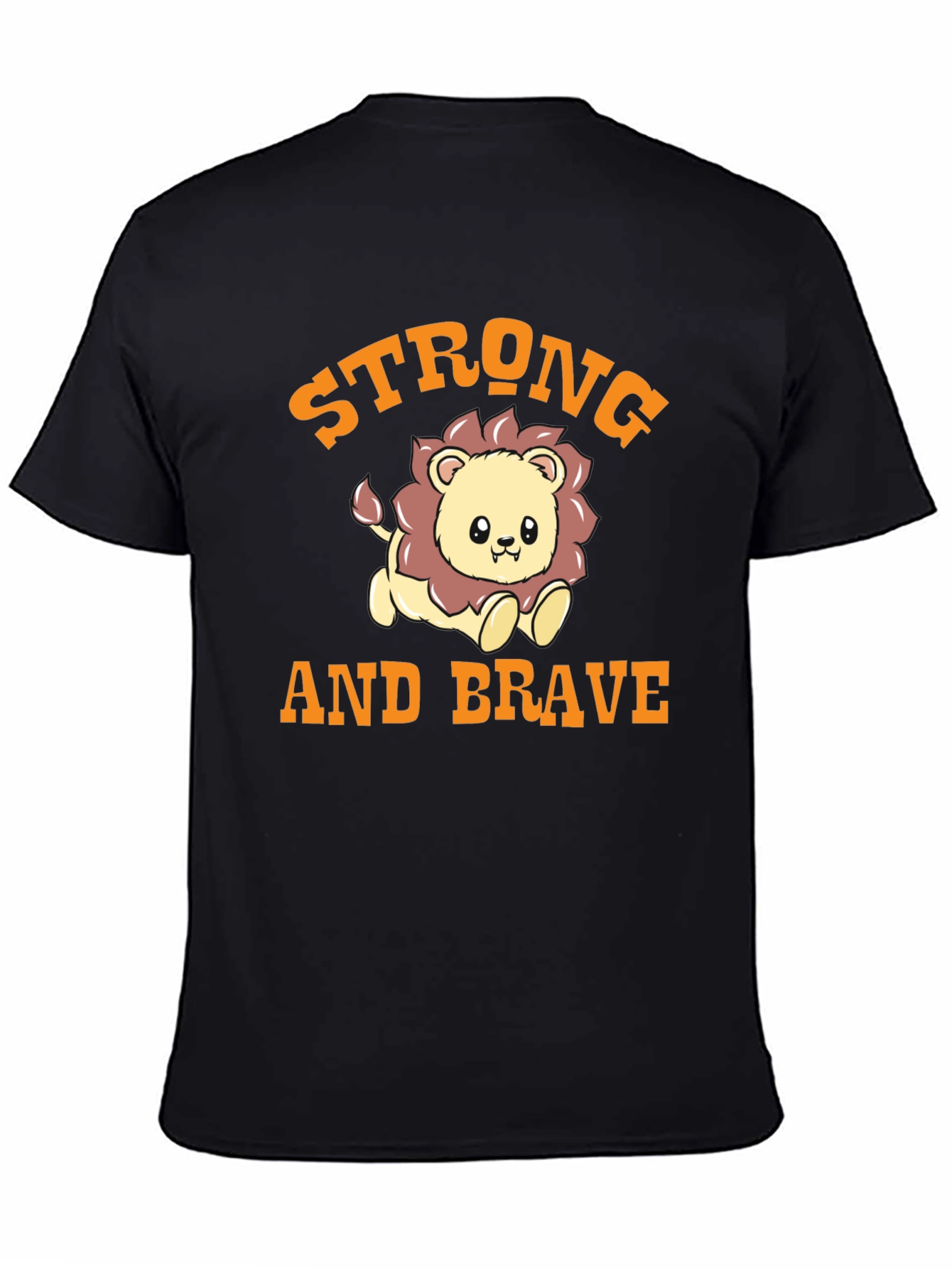 Strong and Brave Lion Graphic Tee