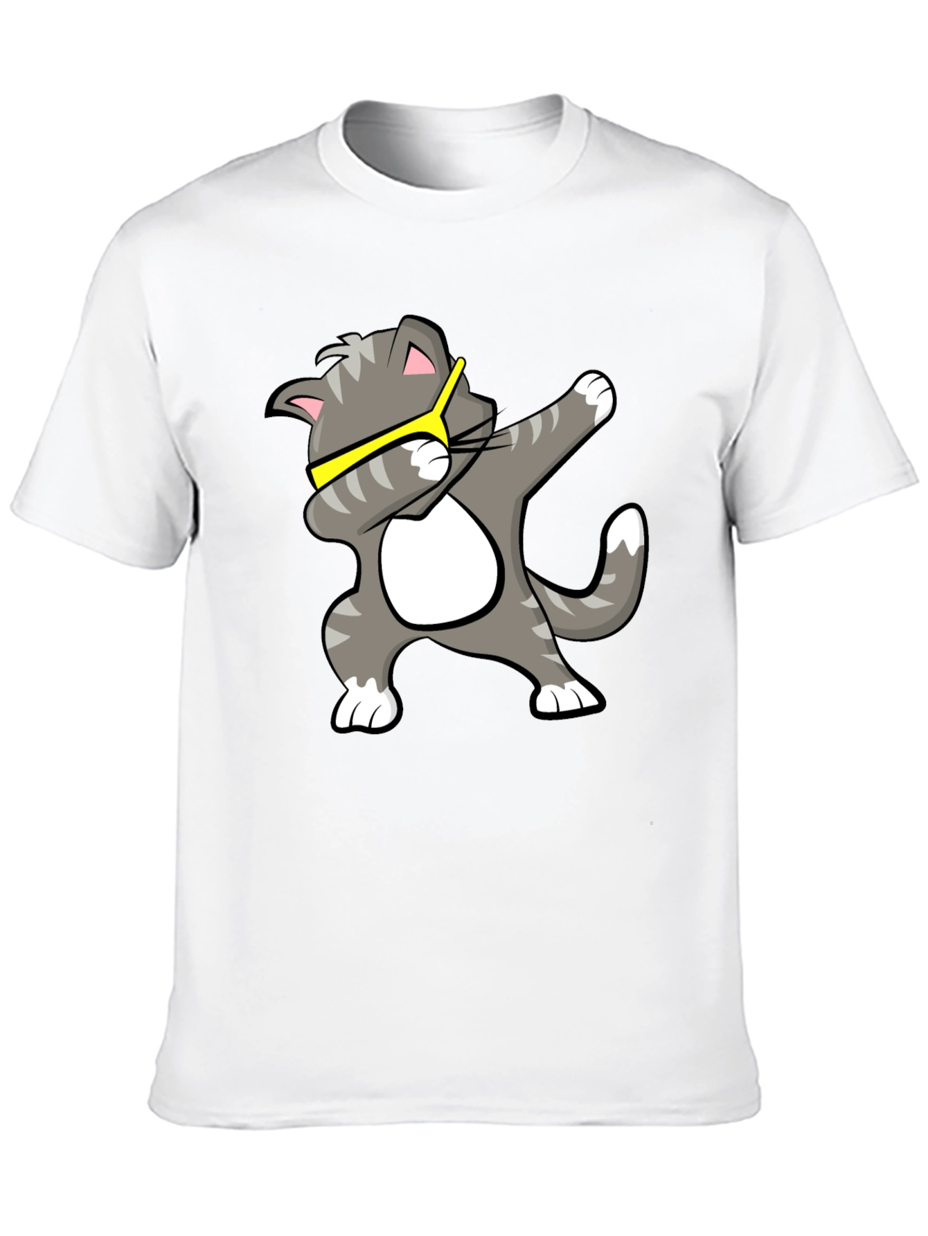 Cool Cat Dab T-Shirt - Black