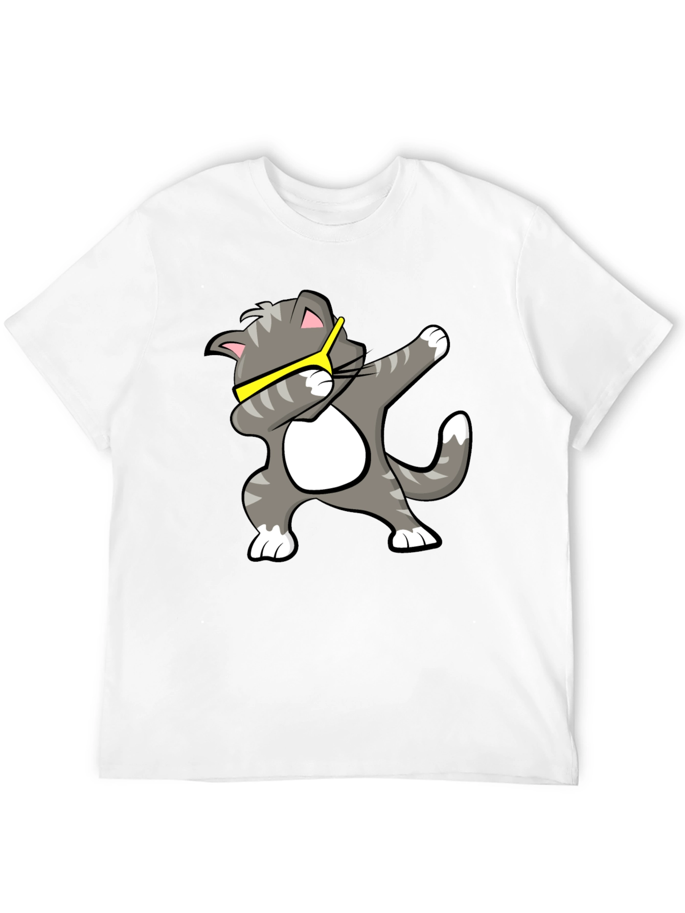 Cool Cat Dab T-Shirt - Black