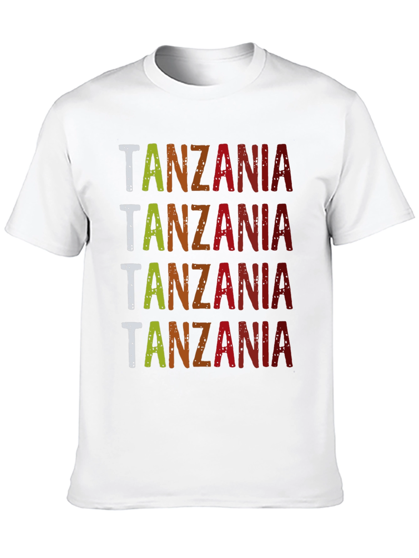 Tanzania Graphic Tee - Retro Style Black T-Shirt