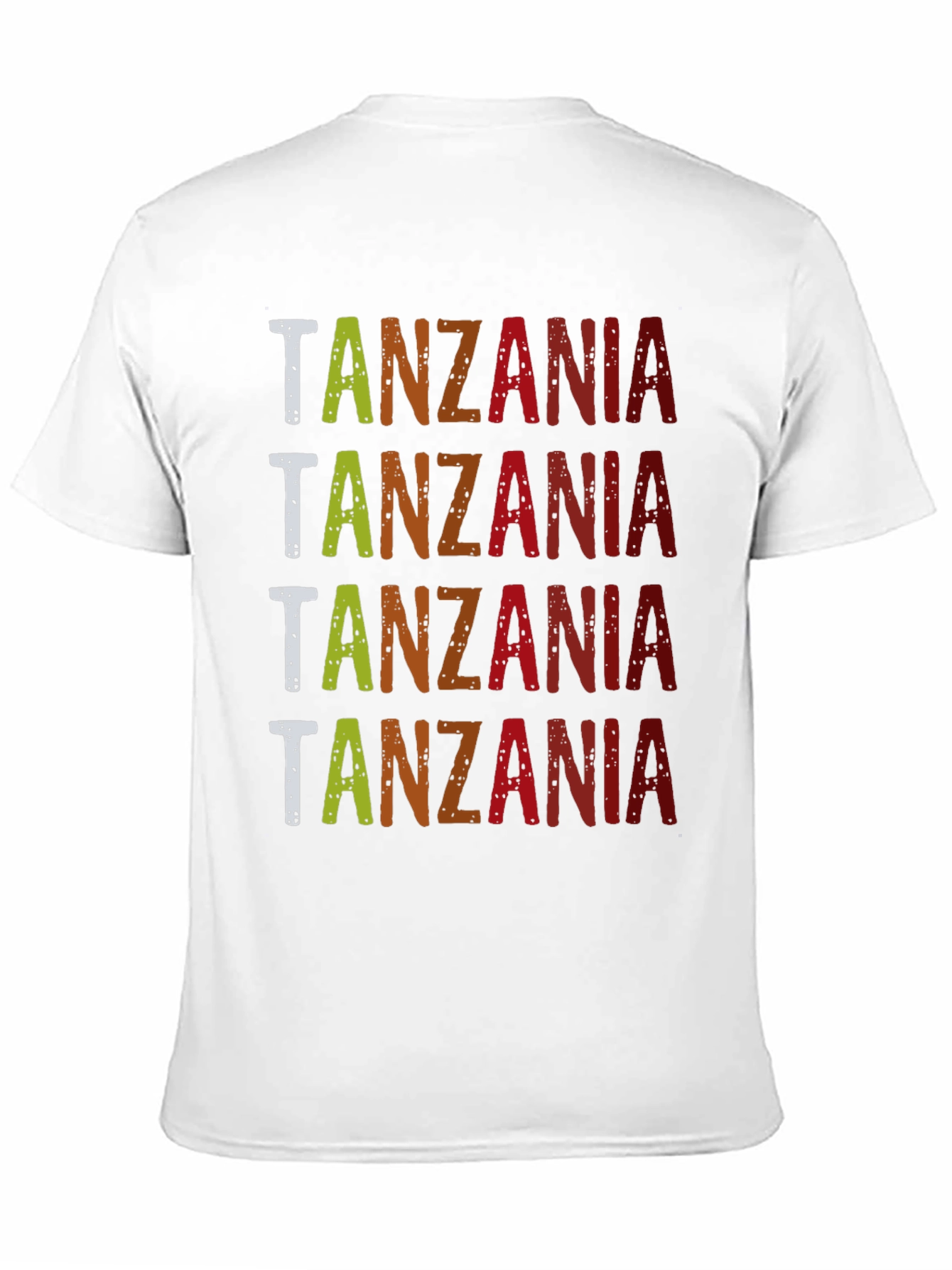 Tanzania Graphic Tee - Retro Style Black T-Shirt