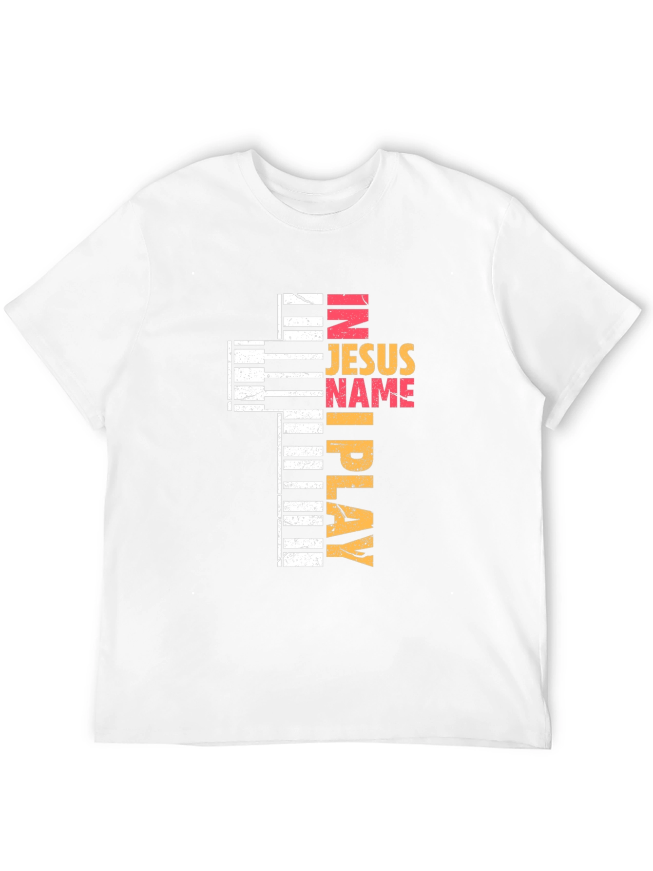 In Jesus Name I Play Black T-Shirt