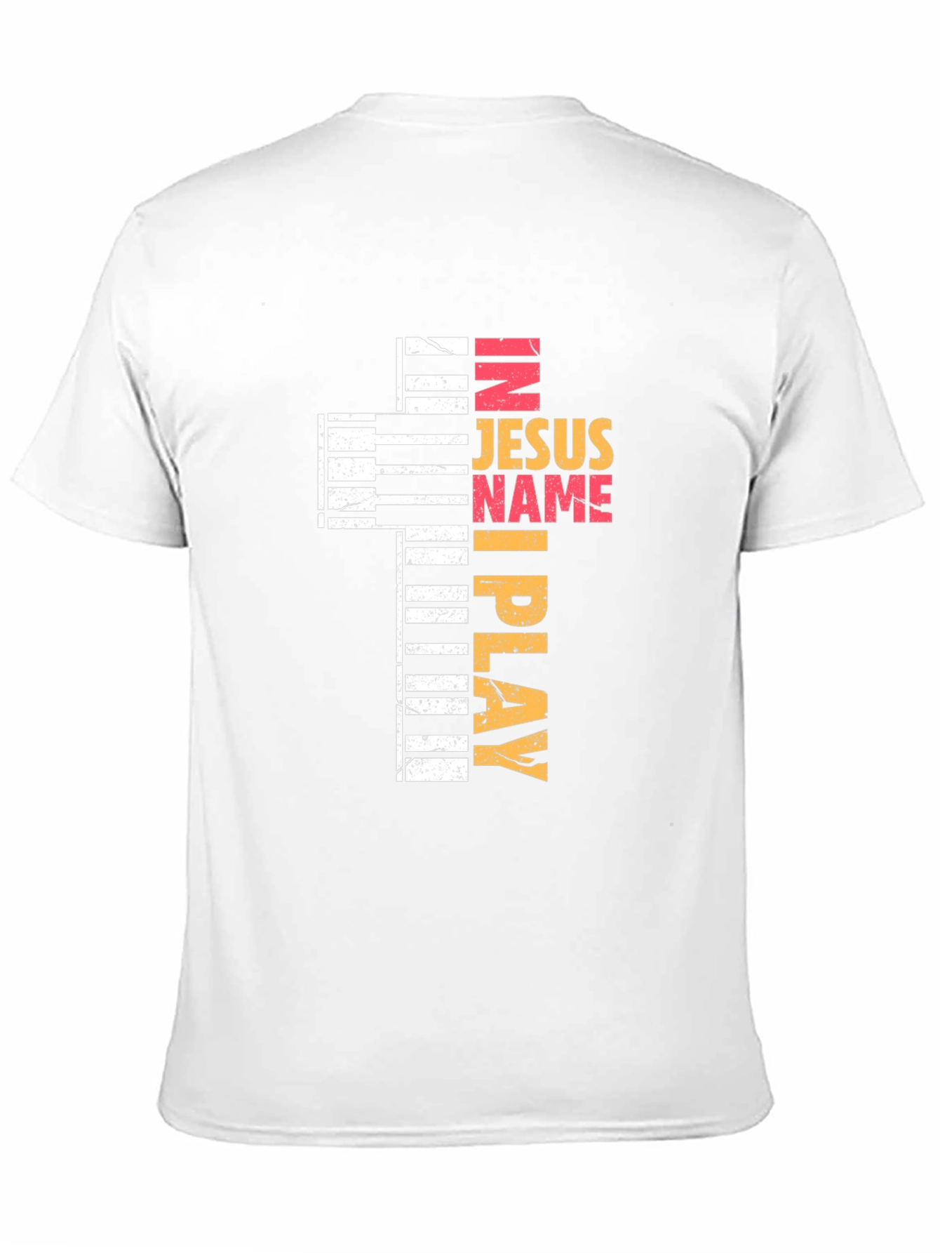 In Jesus Name I Play Black T-Shirt