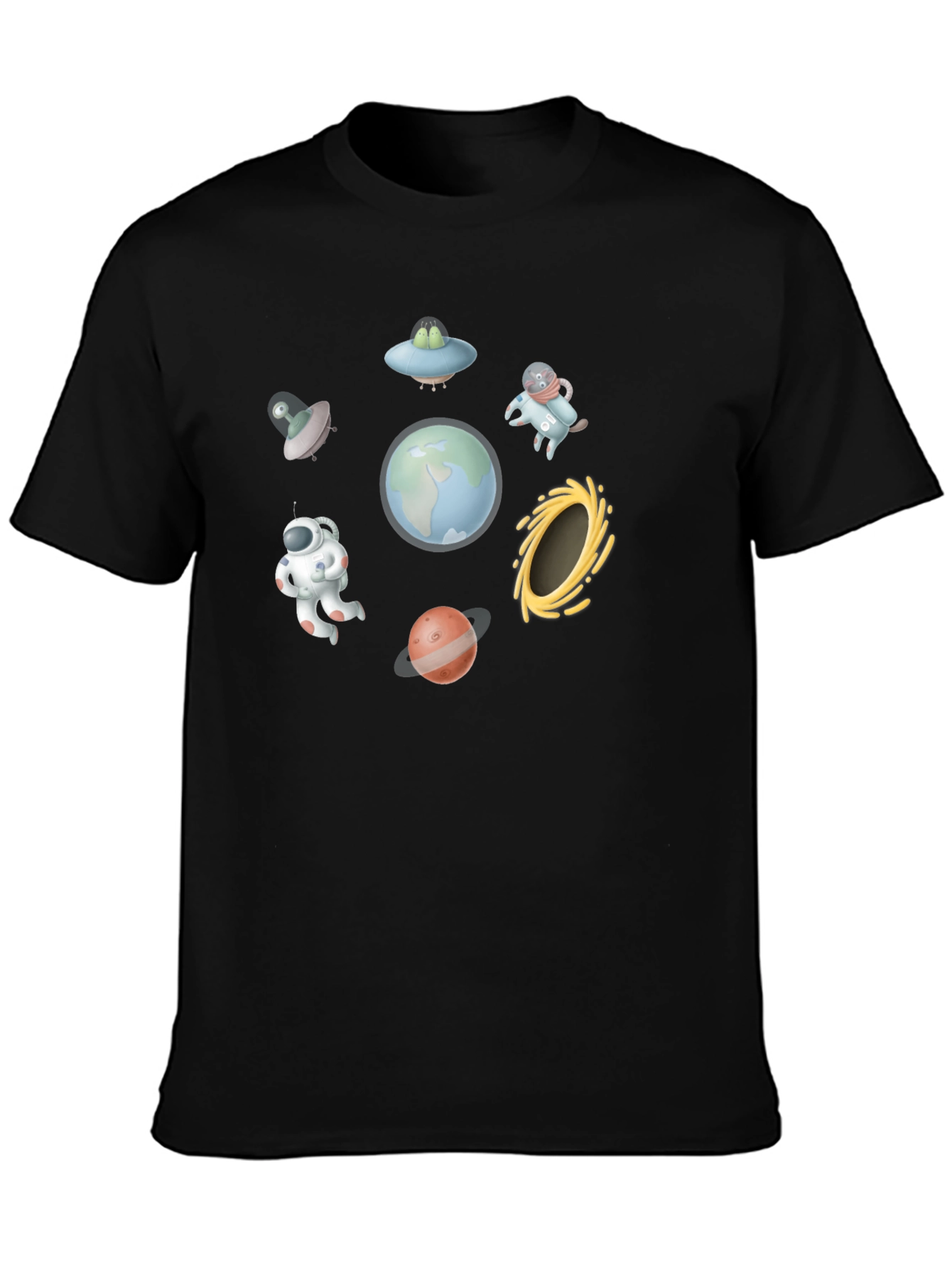 Cosmic Crew Black T-Shirt