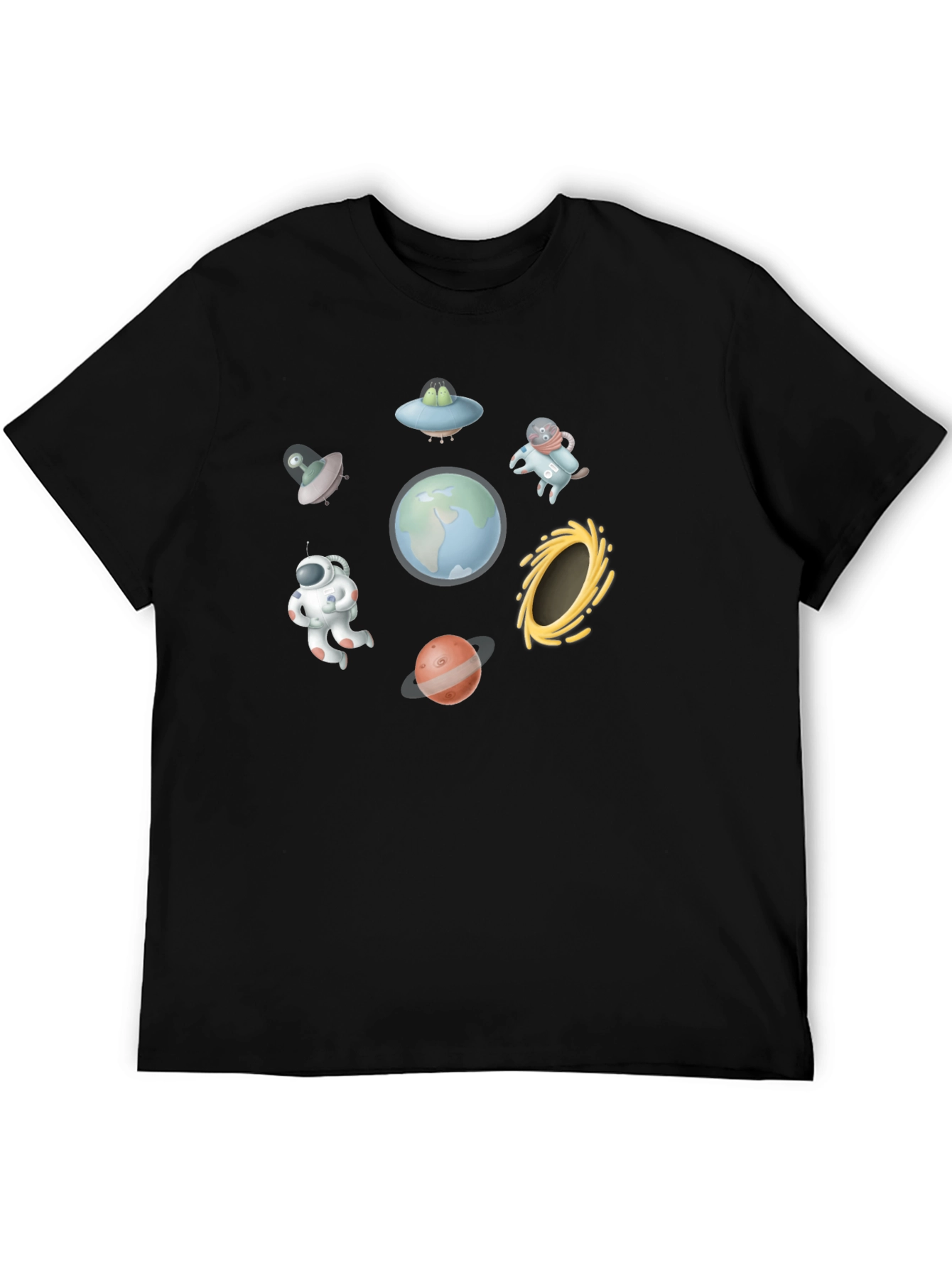 Cosmic Crew Black T-Shirt
