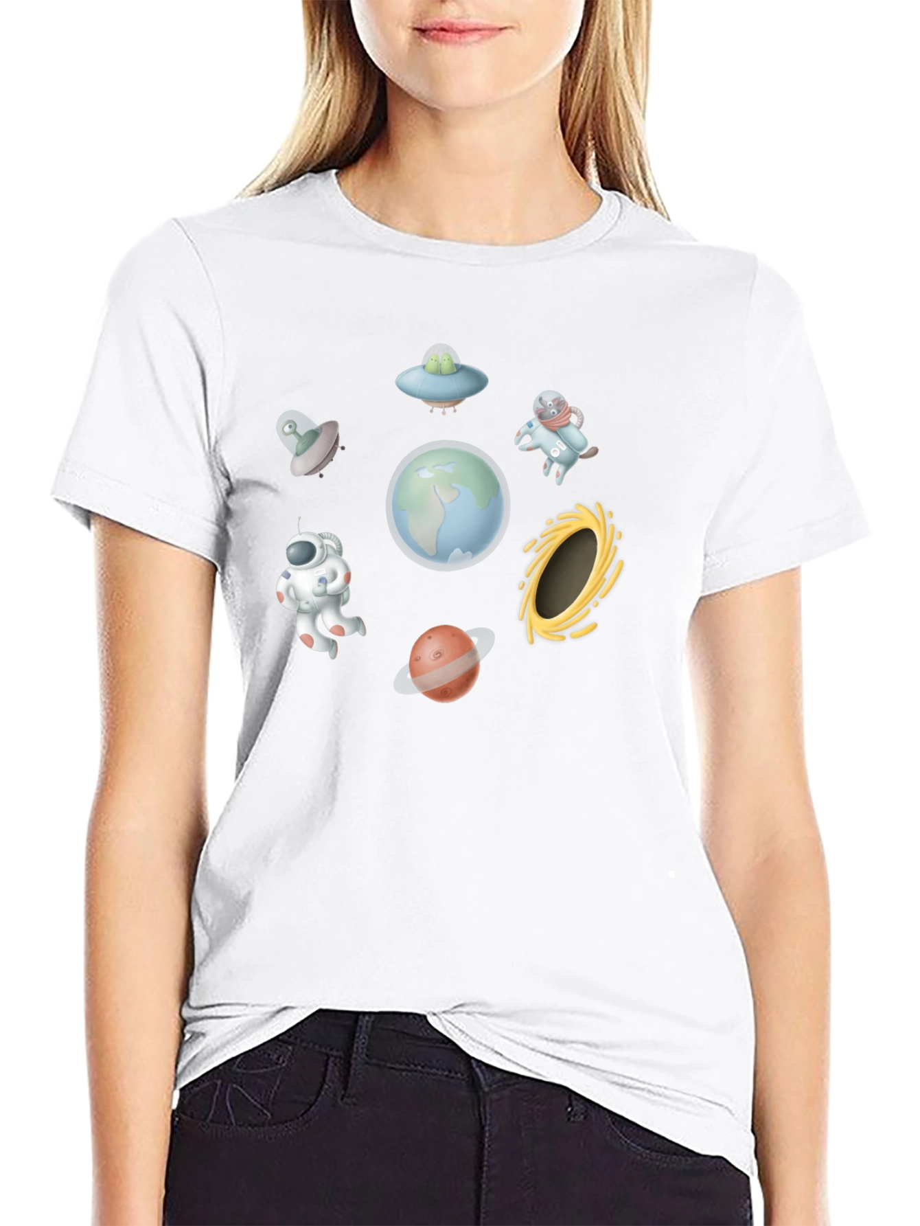 Cosmic Crew Black T-Shirt
