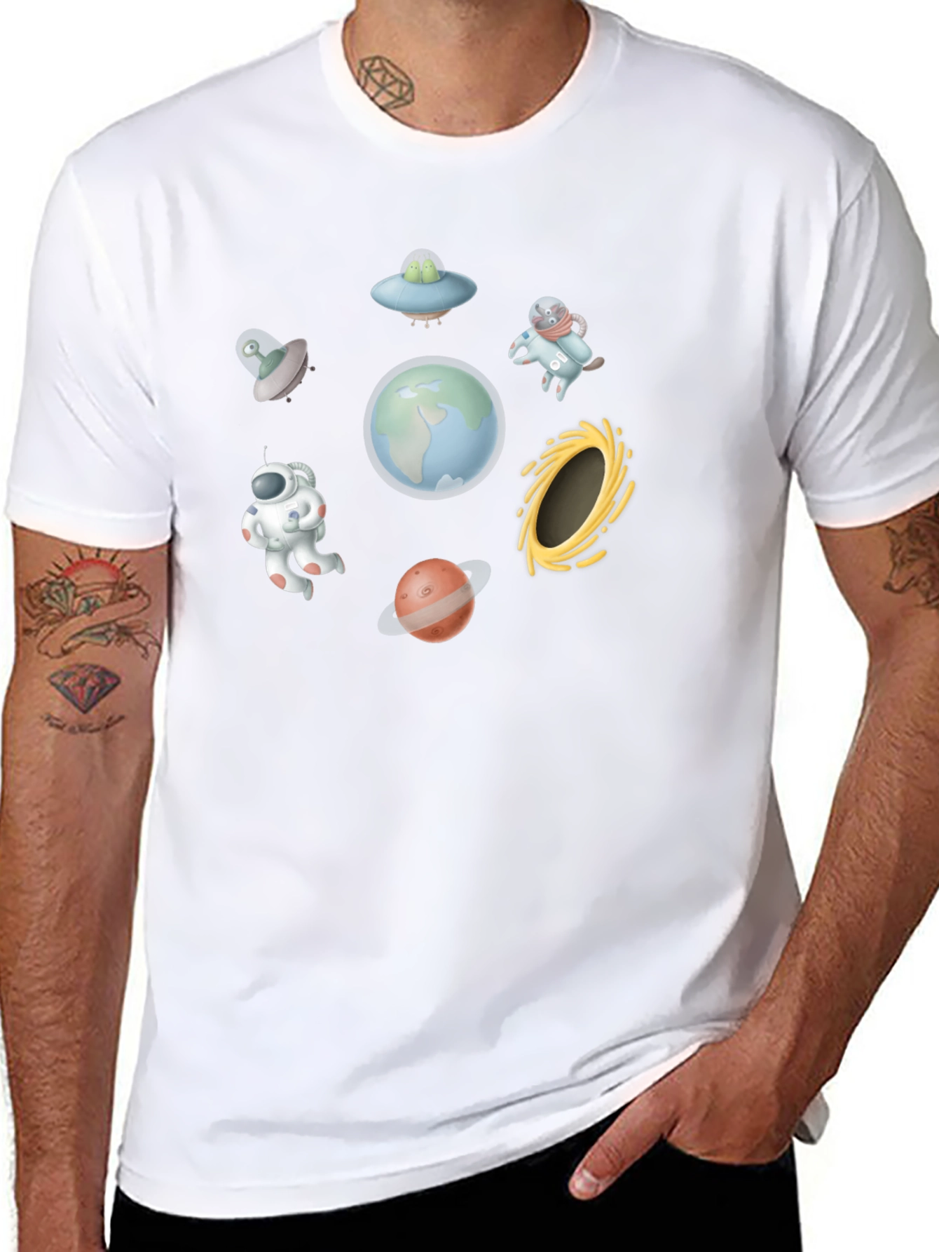Cosmic Crew Black T-Shirt
