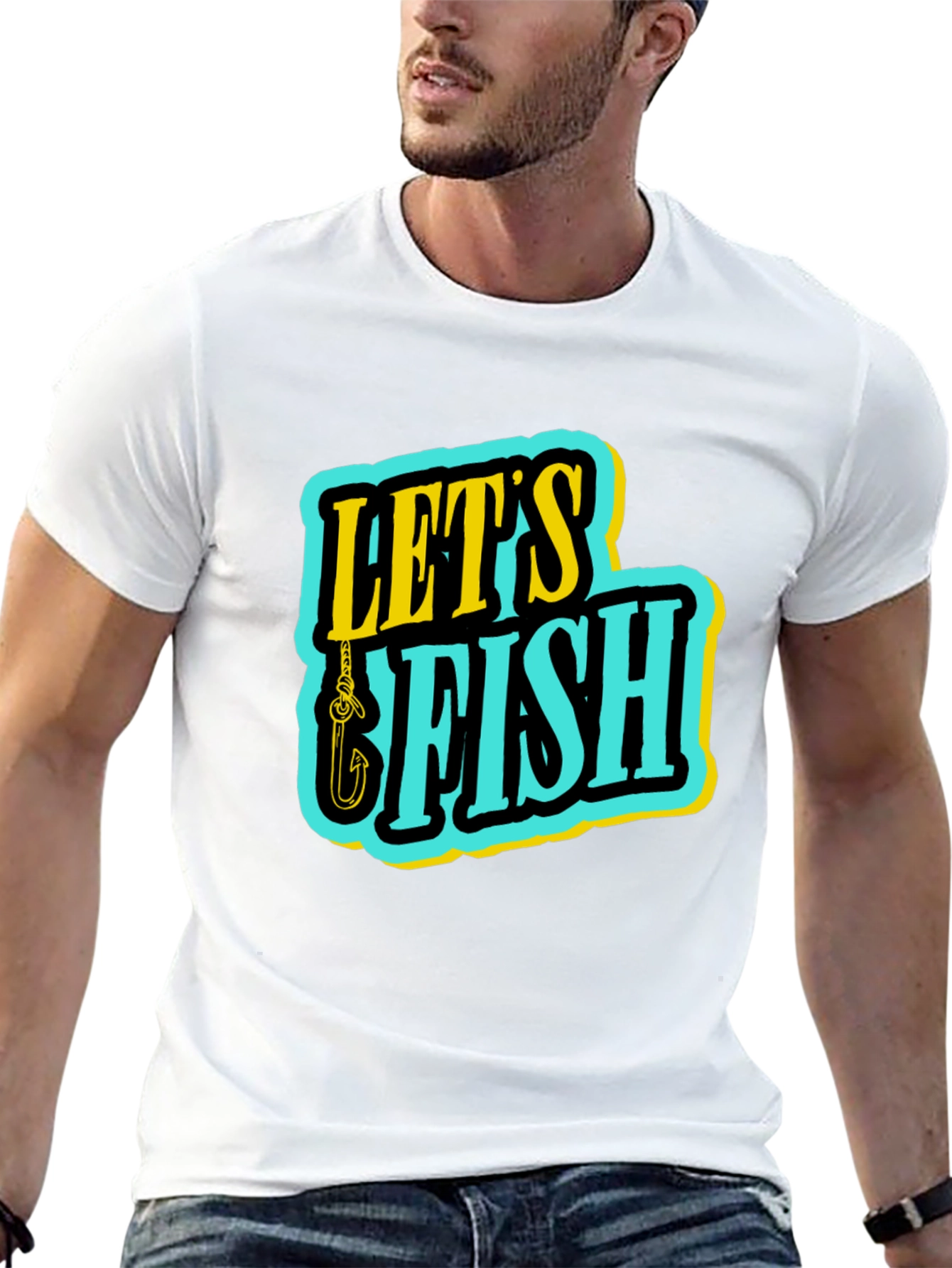 Lets Fish Graphic T-Shirt
