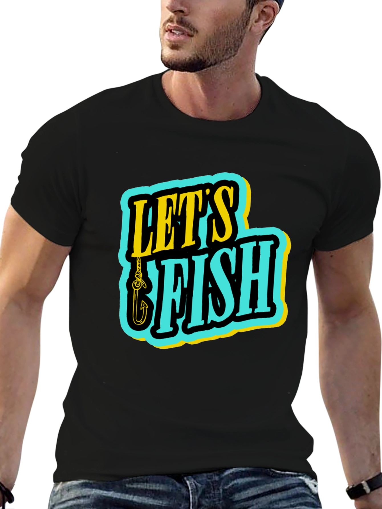 Lets Fish Graphic T-Shirt