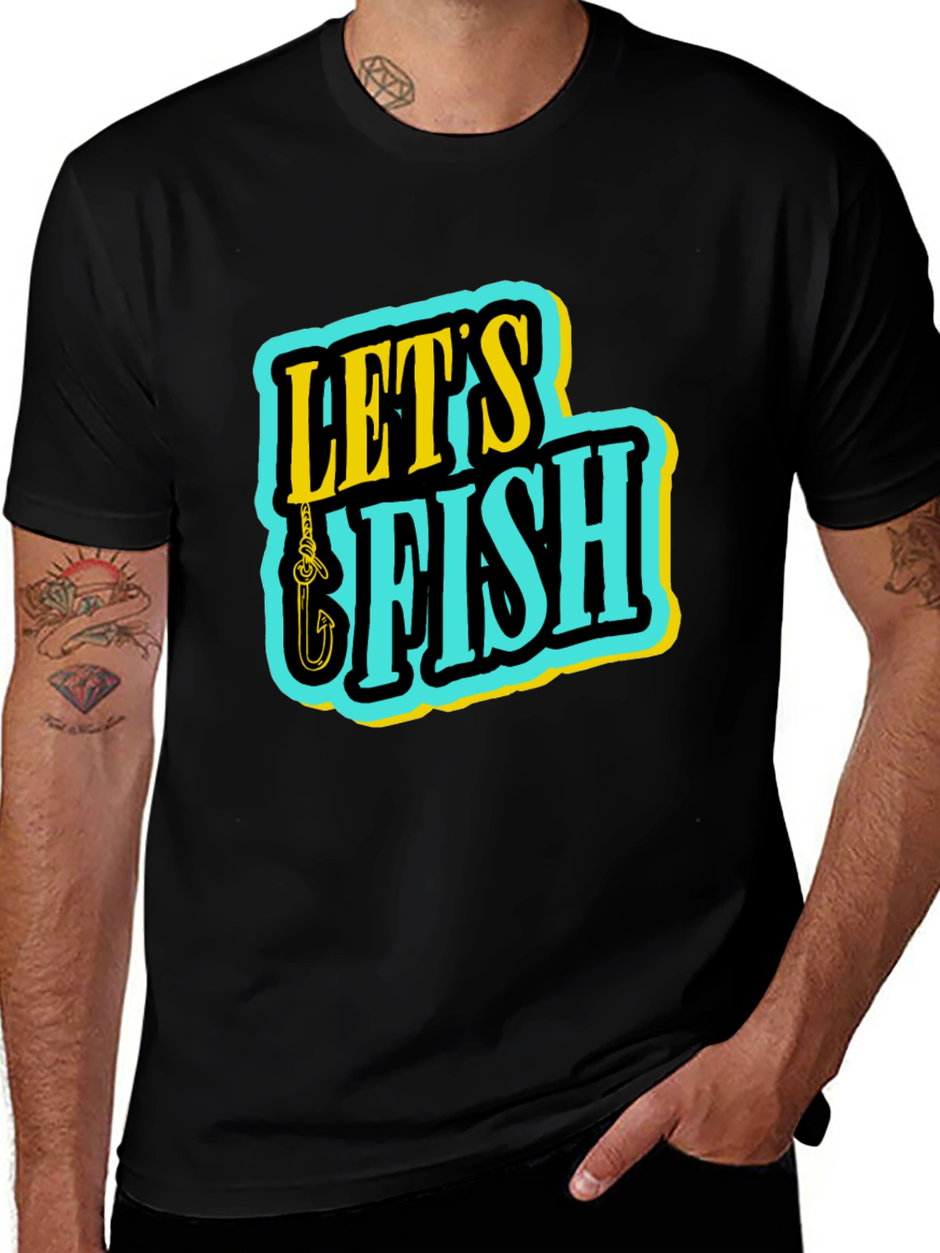 Lets Fish Graphic T-Shirt