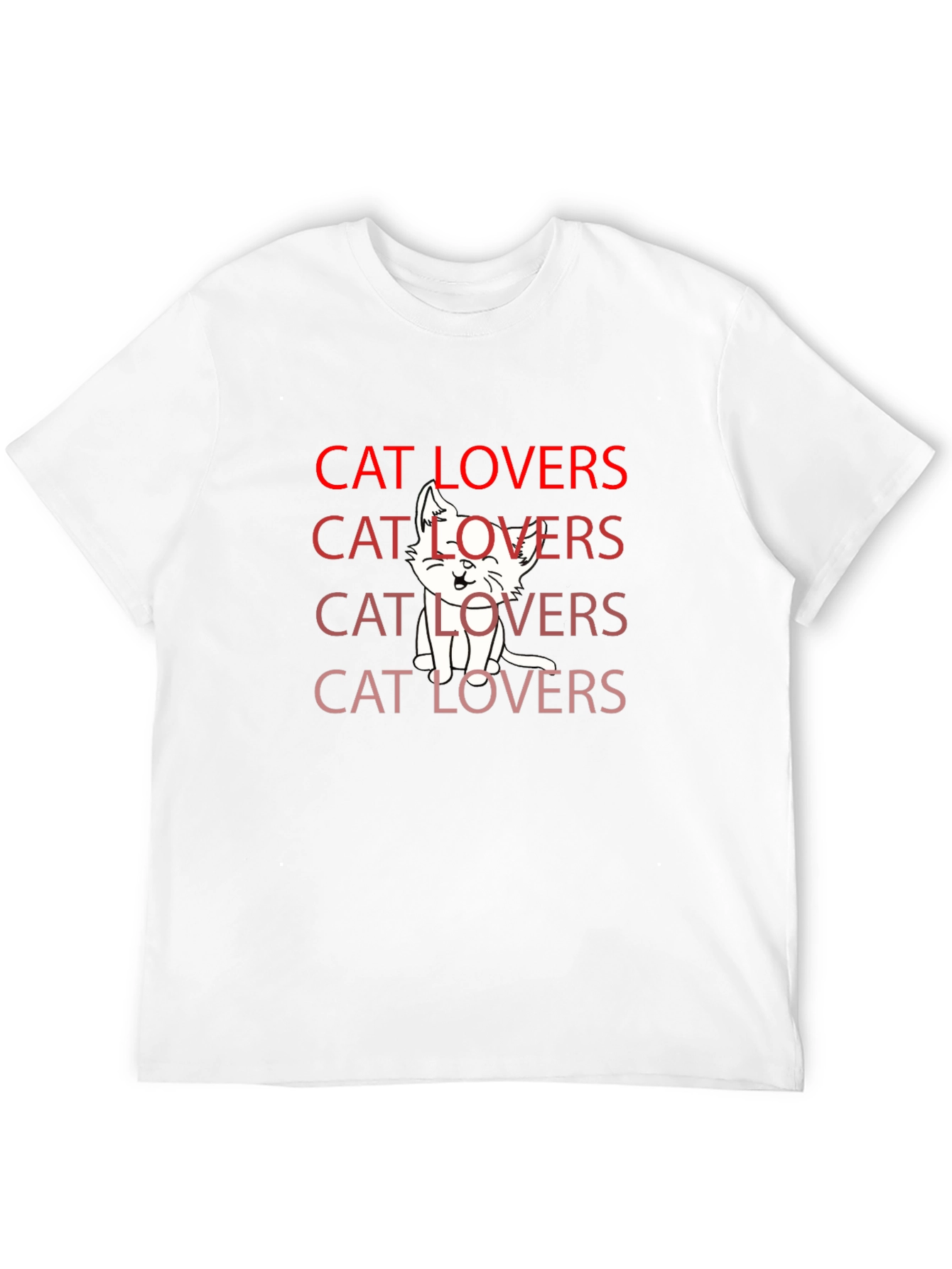 Cat Lovers T-Shirt - Cute Kitten Graphic Tee