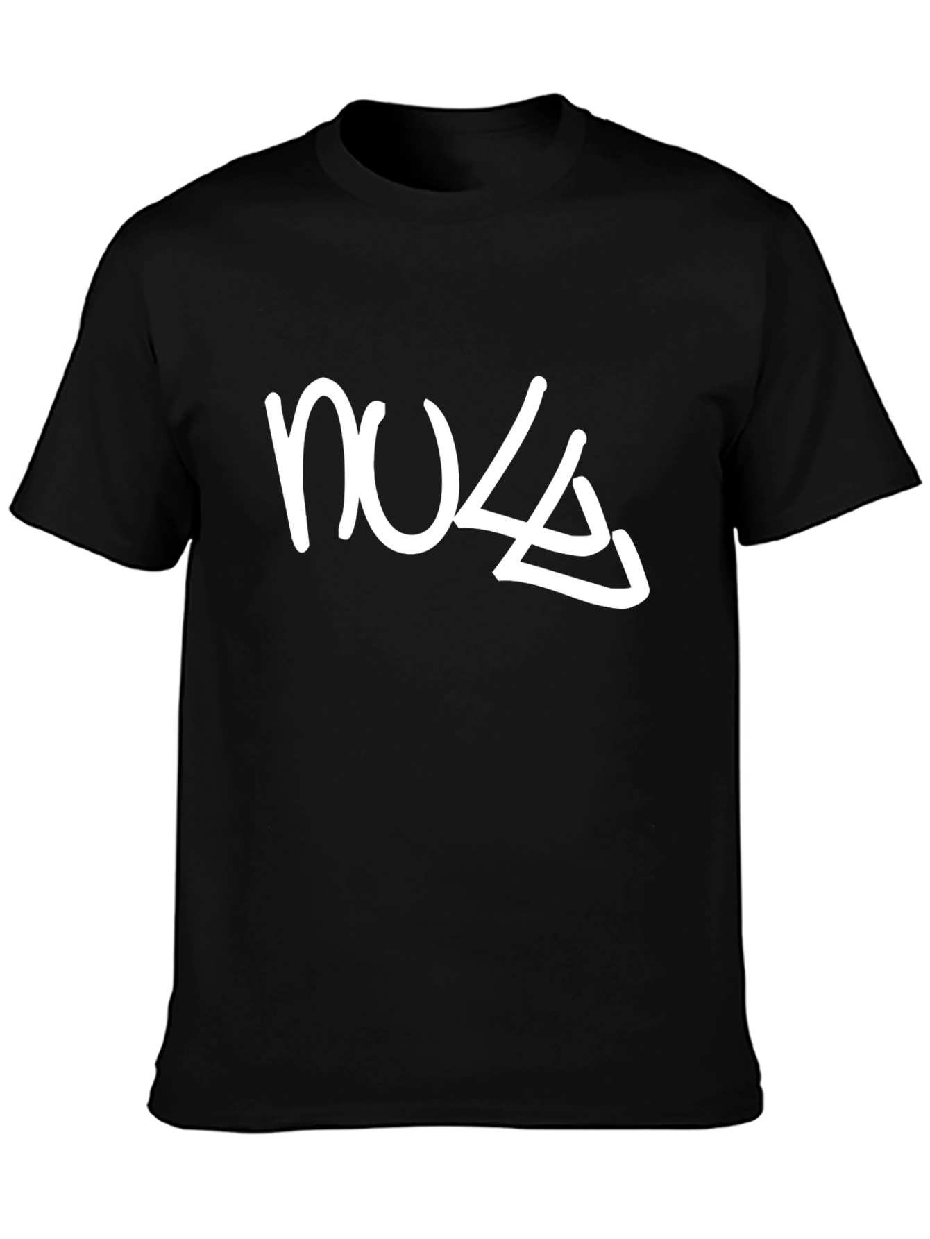 Black Graphic Tee - Nulle Design