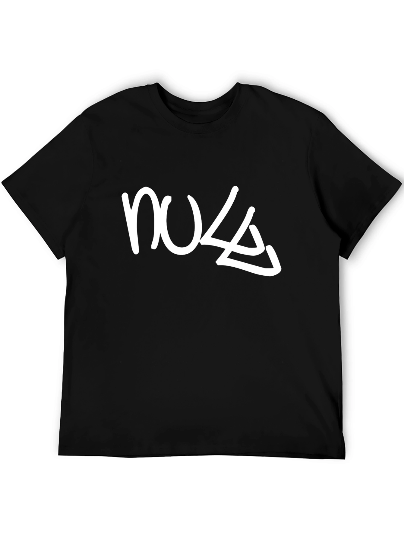 Black Graphic Tee - Nulle Design