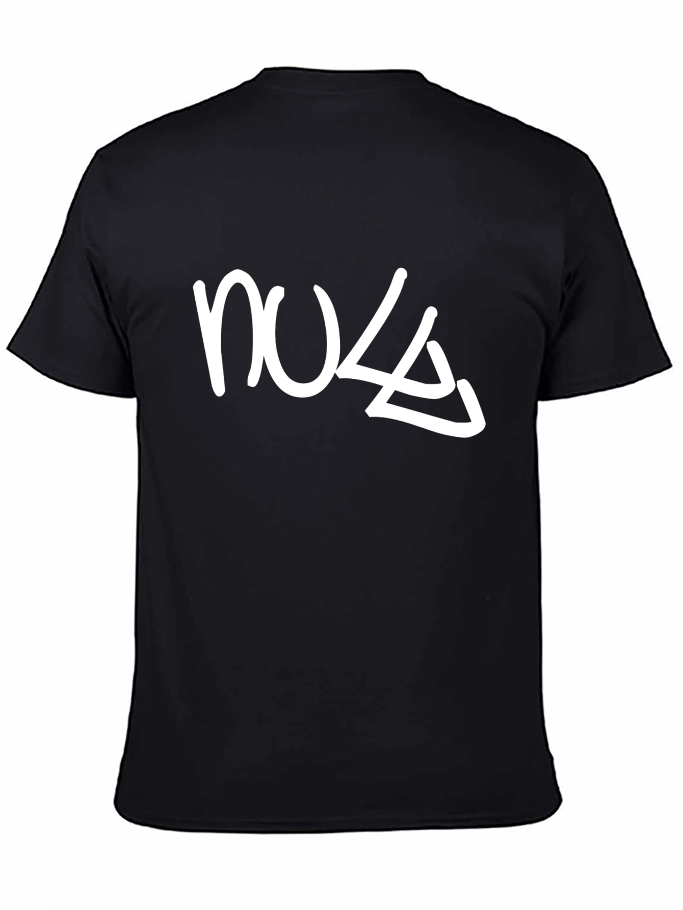 Black Graphic Tee - Nulle Design