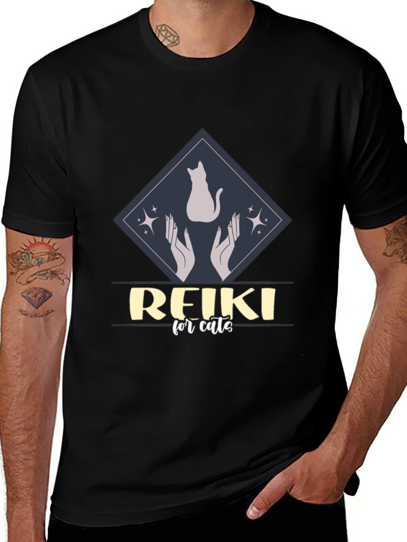 Reiki for Cats Graphic Tee