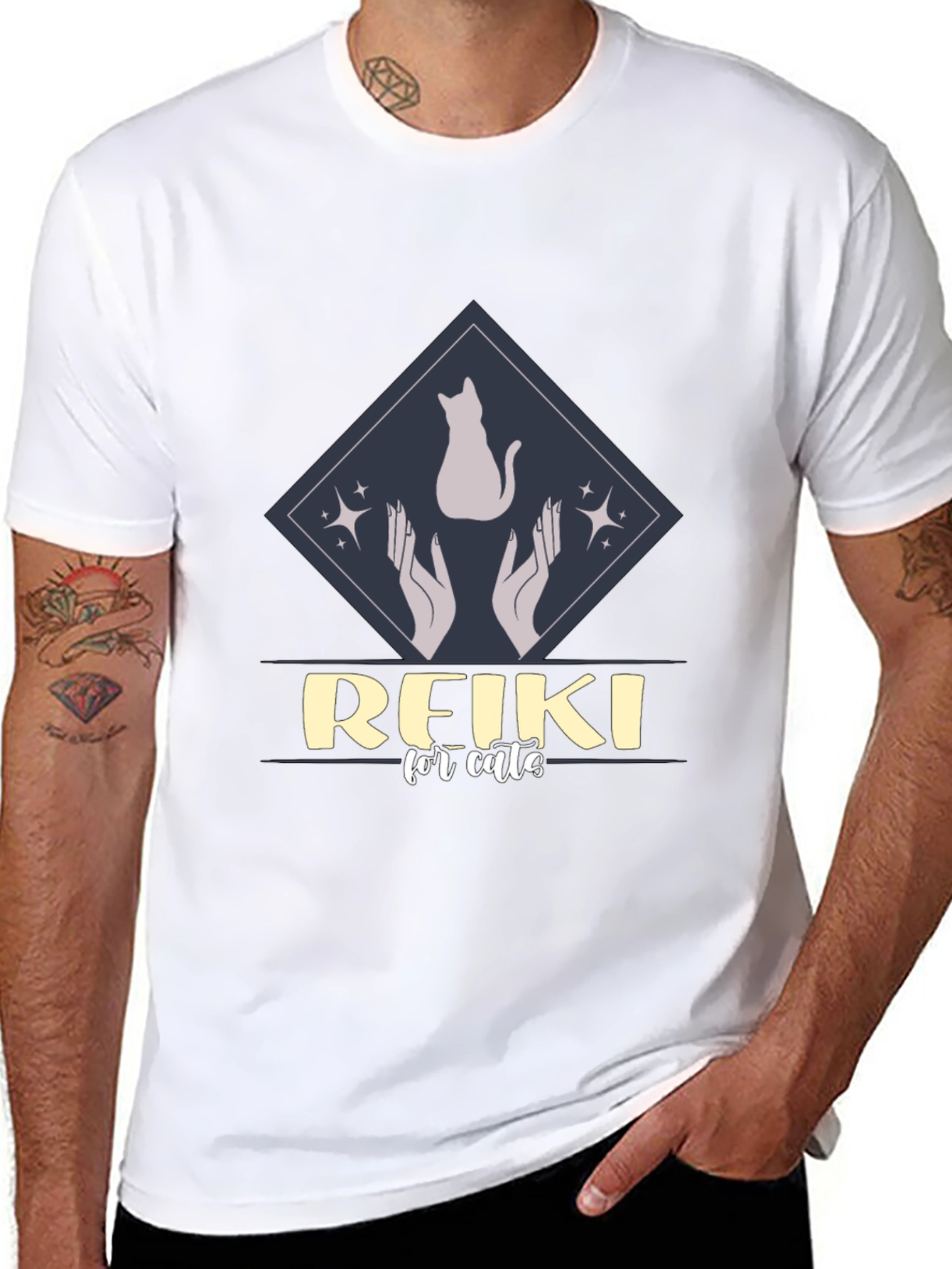 Reiki for Cats Graphic Tee