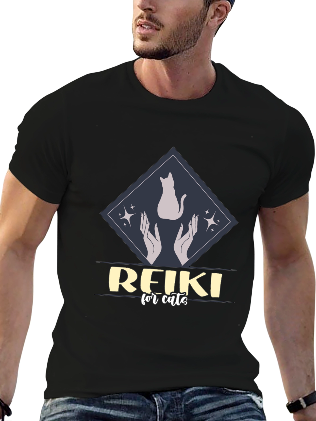 Reiki for Cats Graphic Tee