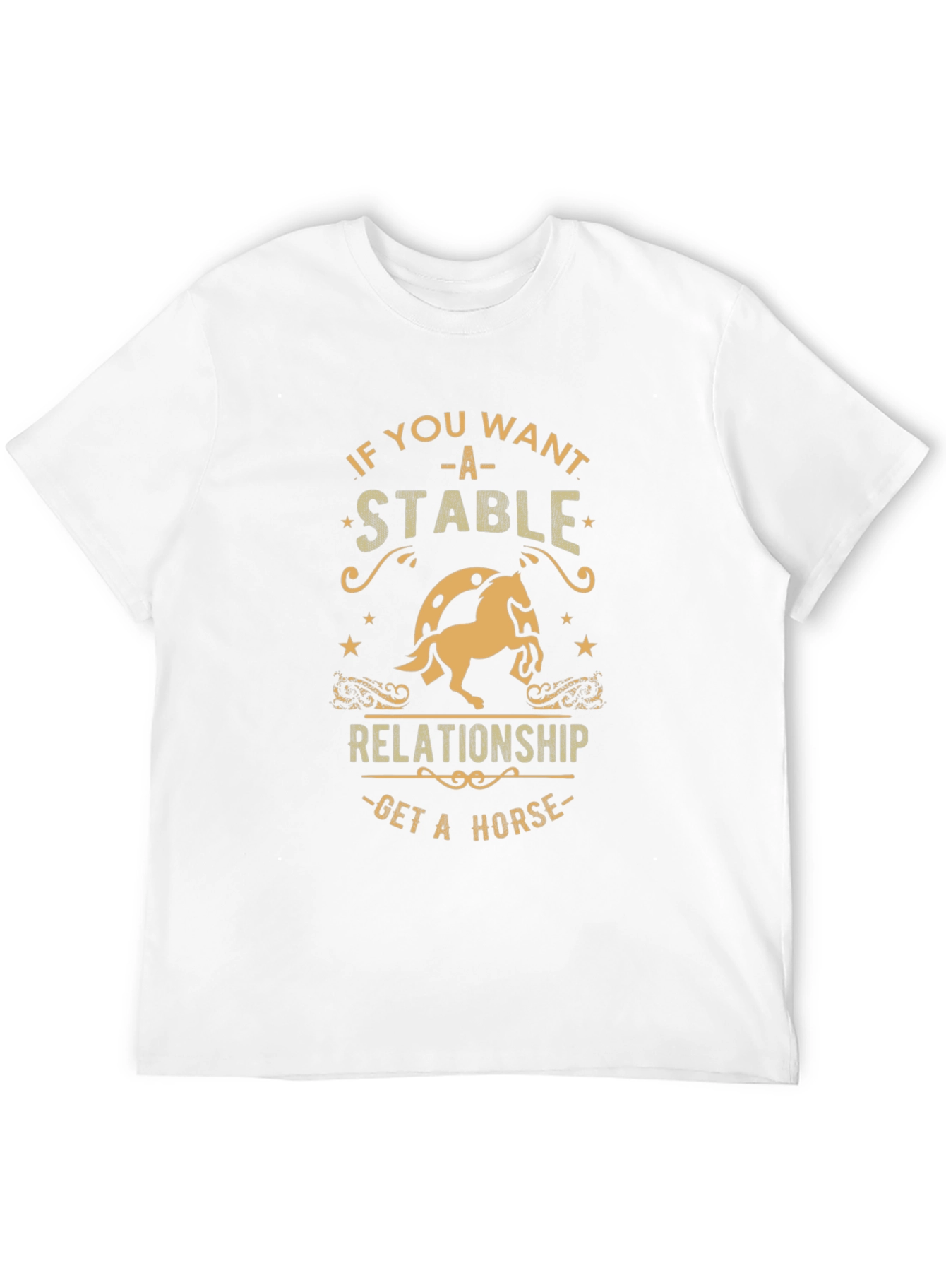 Stable Relationship Horse Graphic T-Shirt