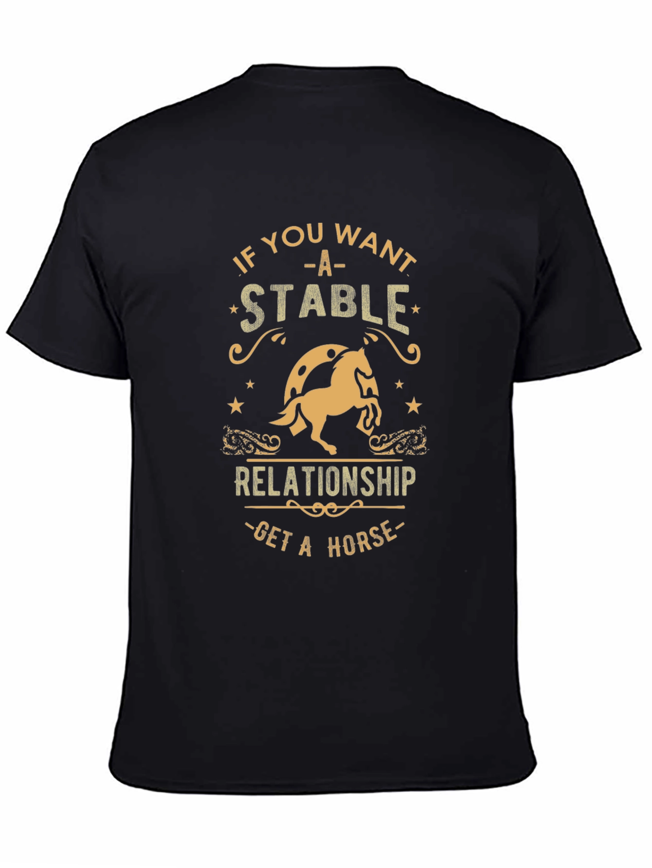 Stable Relationship Horse Graphic T-Shirt